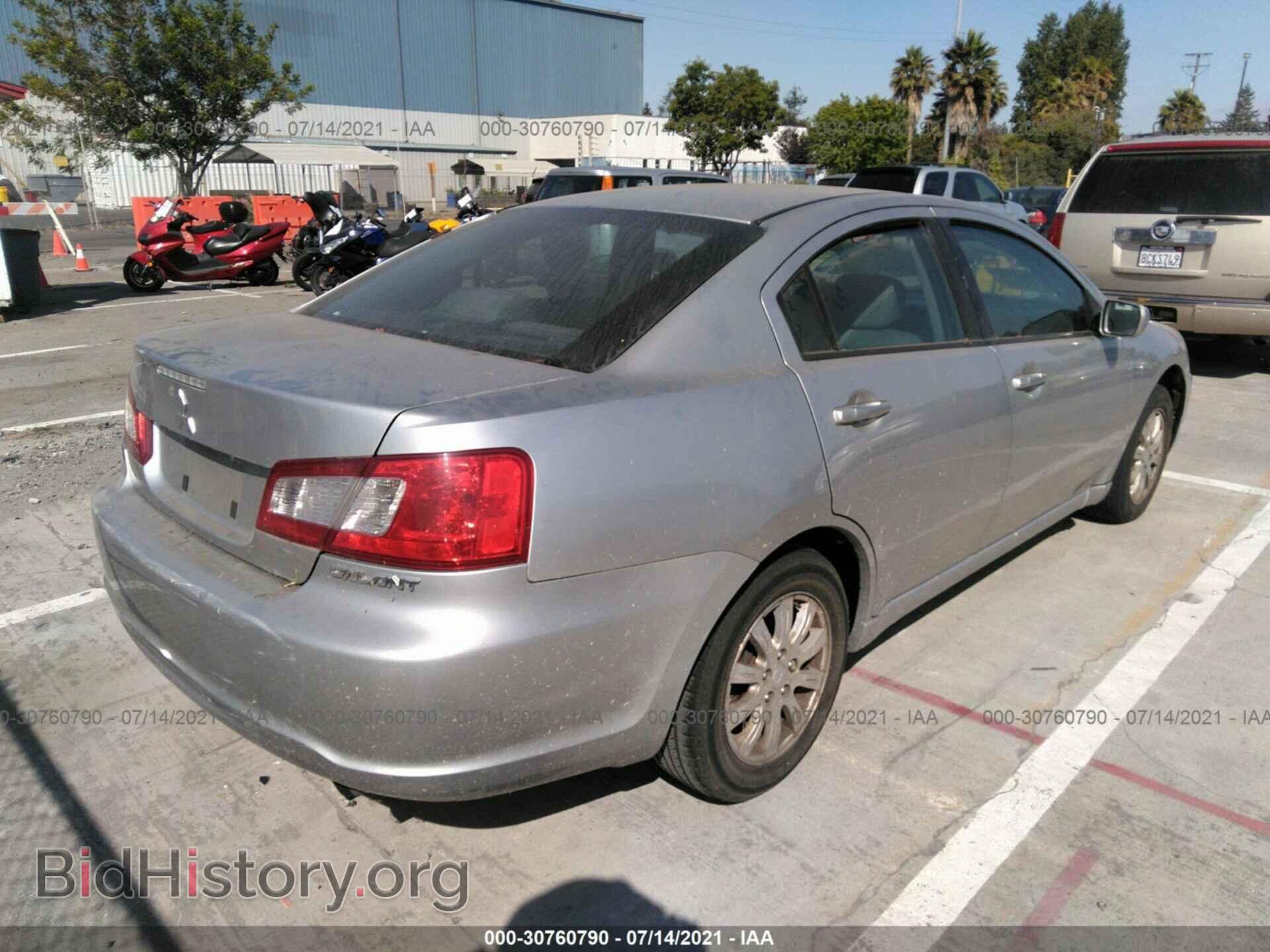 2009 MITSUBISHI GALANT - VIN: 4A3AB36F19E008522 - Фото 4