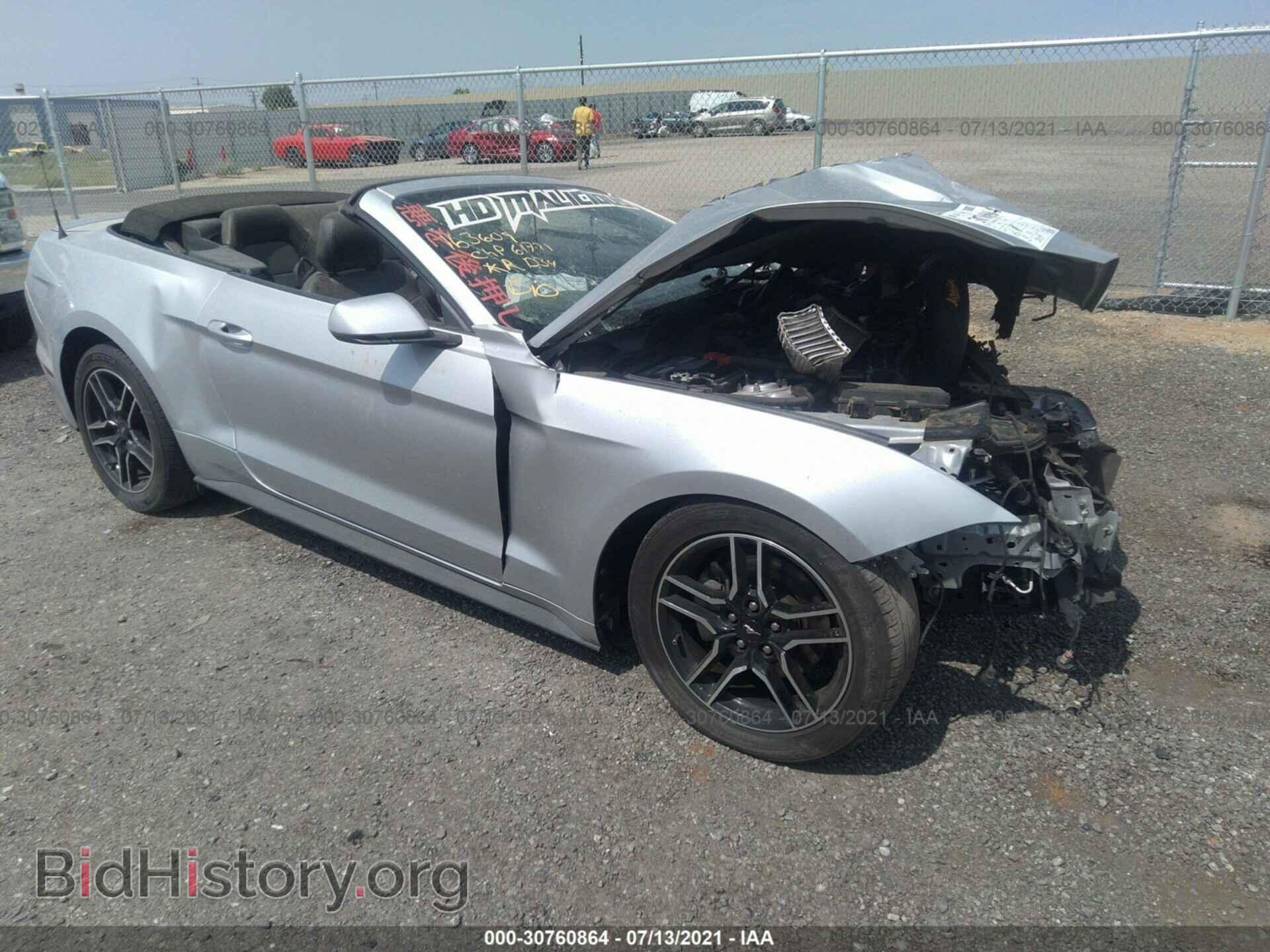 Photo 1FATP8UH7J5155162 - FORD MUSTANG 2018