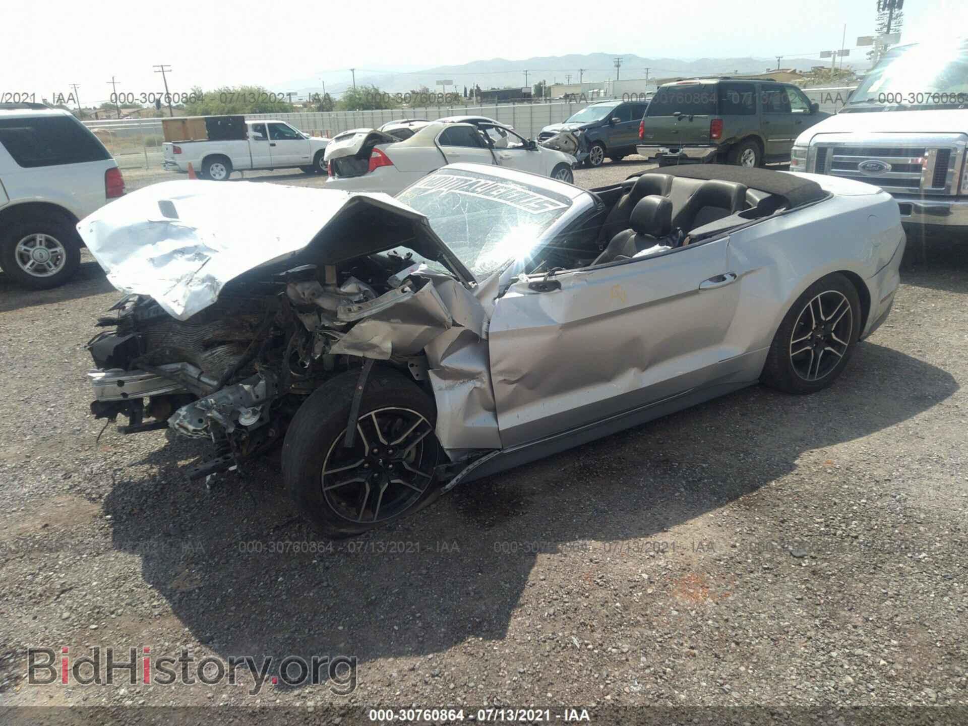 2018 FORD MUSTANG - VIN: 1FATP8UH7J5155162 - Фото 2