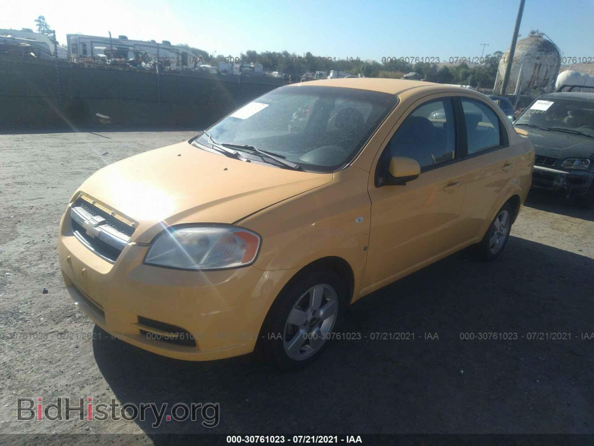 2008 CHEVROLET AVEO - VIN: KL1TD56668B173829 - Фото 2