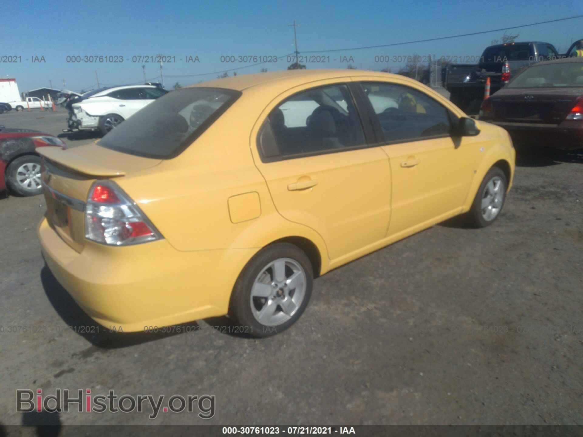 2008 CHEVROLET AVEO - VIN: KL1TD56668B173829 - Фото 4