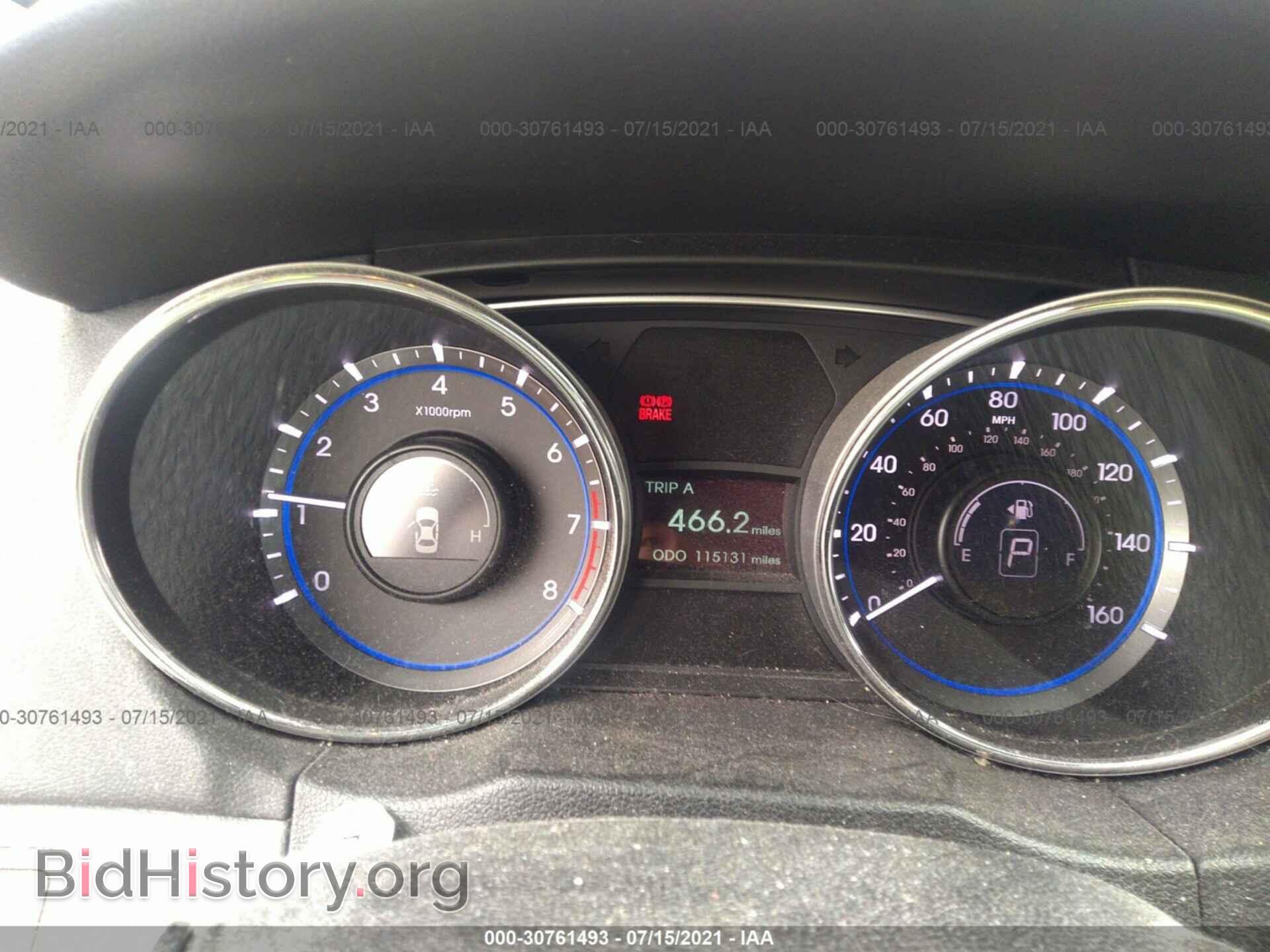2013 HYUNDAI SONATA - VIN: 5NPEB4AC7DH769247 - Фото 7