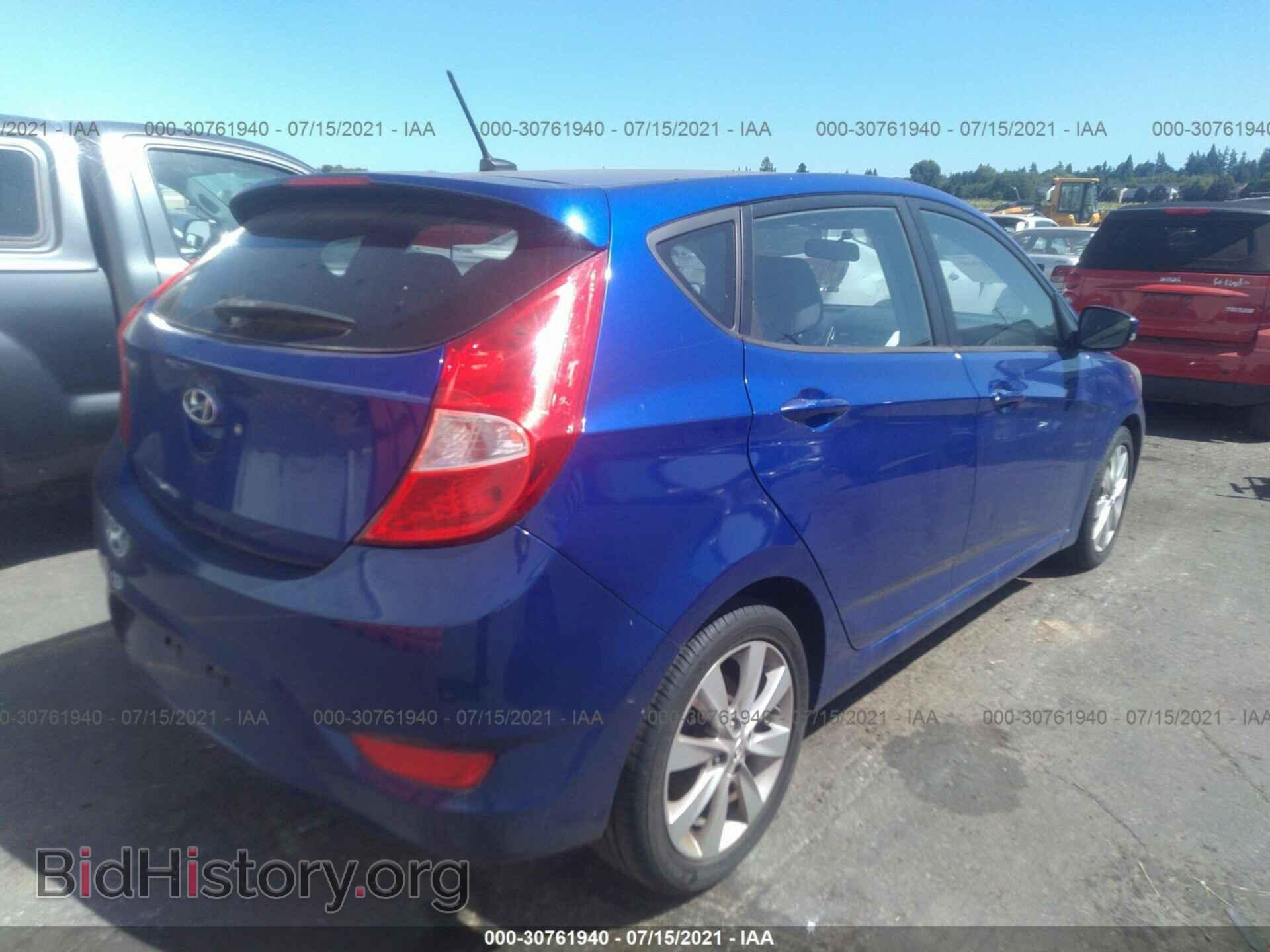 2013 HYUNDAI ACCENT - VIN: KMHCU5AE4DU085105 - Фото 4