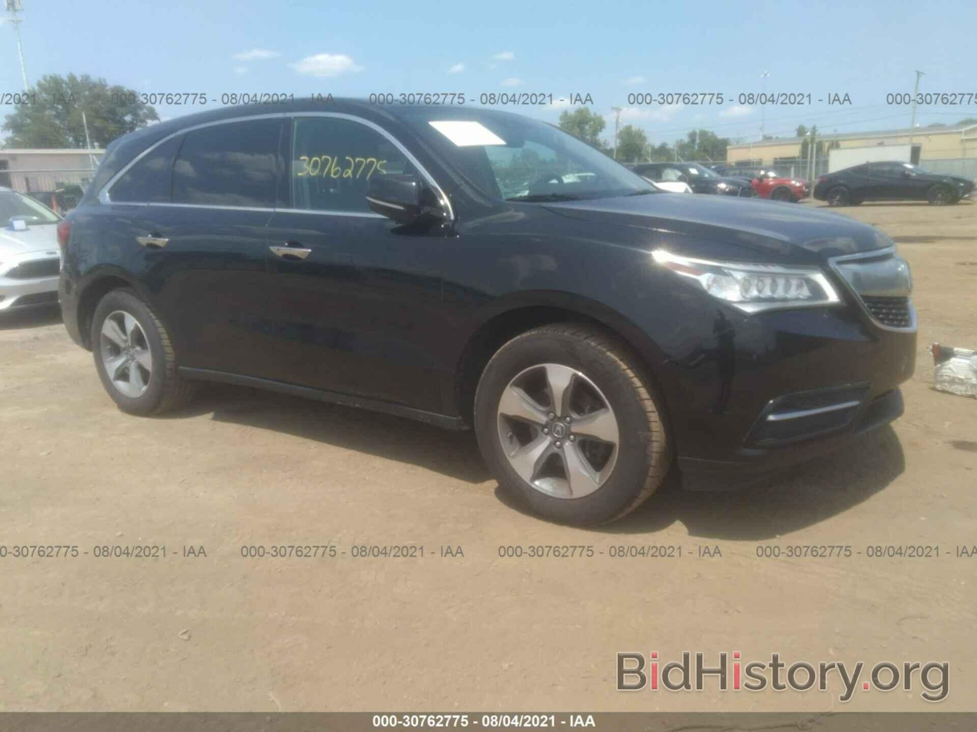 Photo 5FRYD4H27GB028666 - ACURA MDX 2016