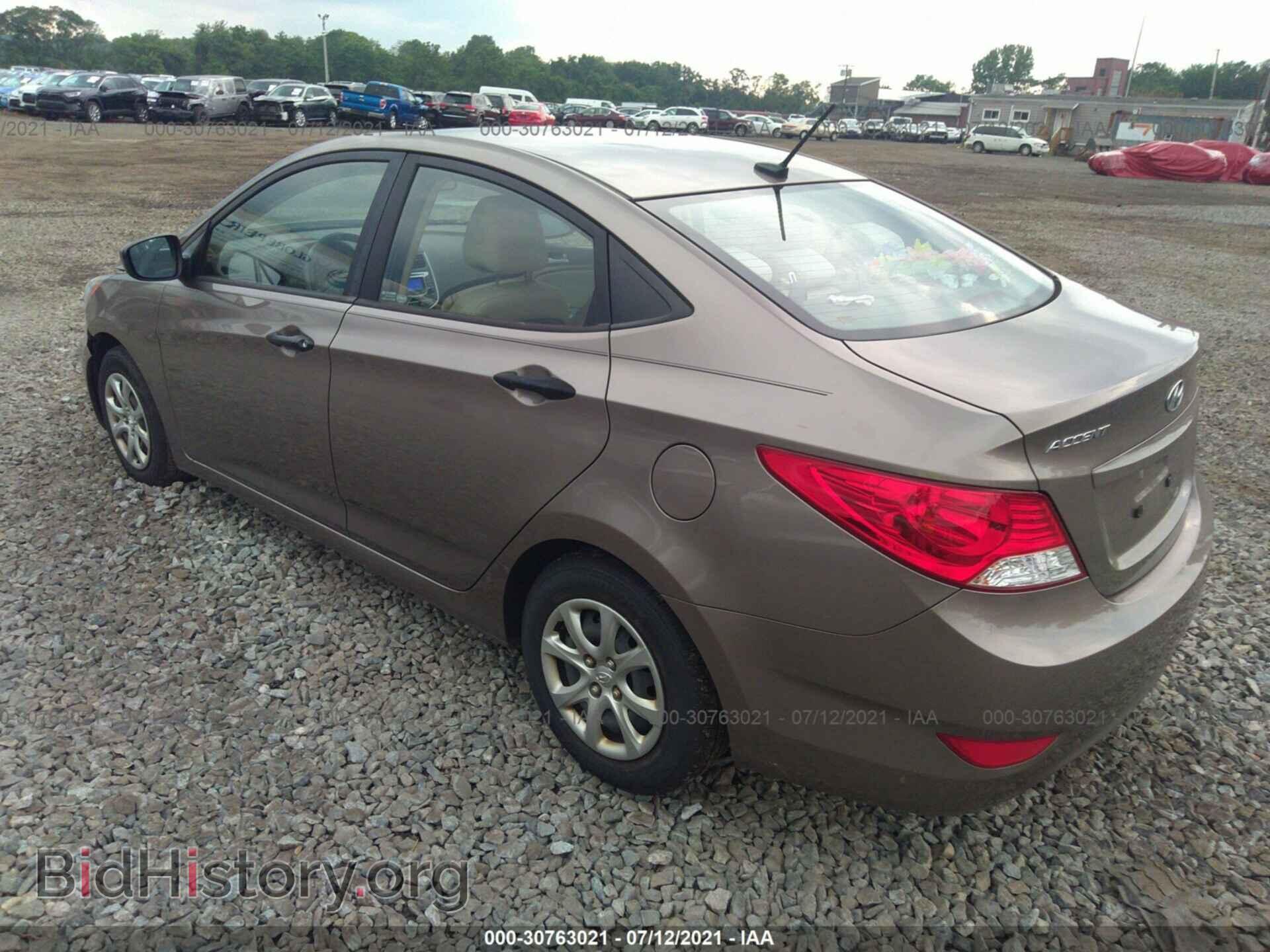 2012 HYUNDAI ACCENT - VIN: KMHCT4AE8CU112222 - Фото 3