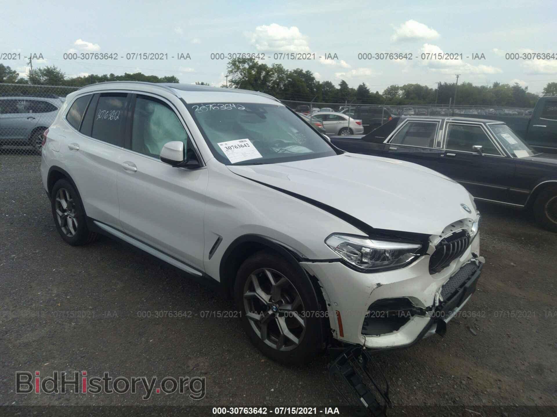 Фотография 5UXTY5C07M9D79421 - BMW X3 2021