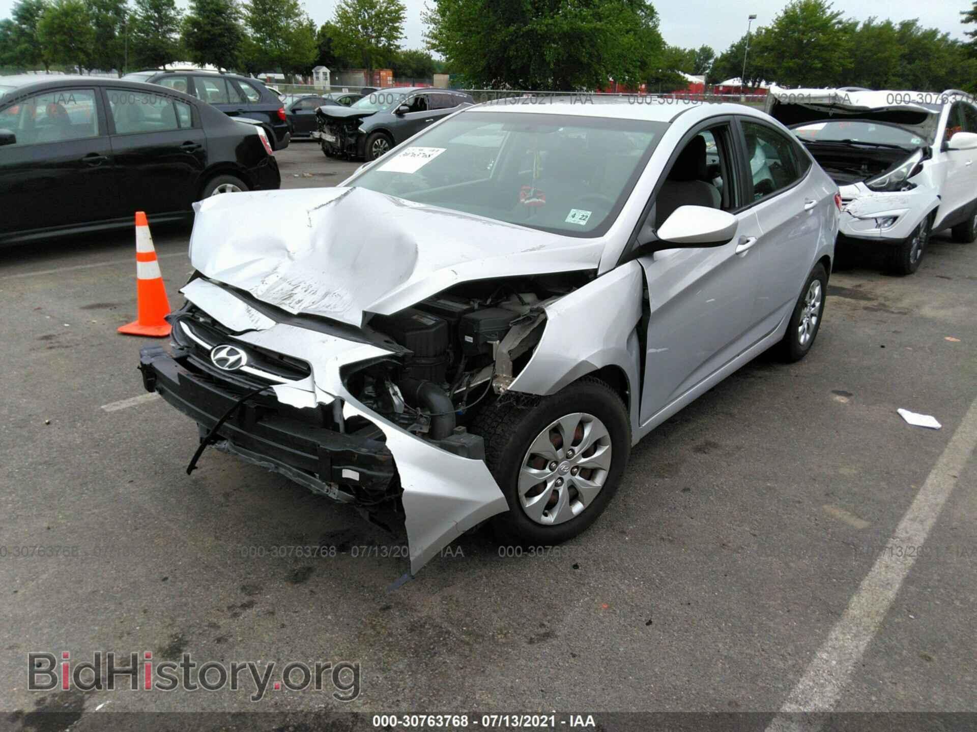 2016 HYUNDAI ACCENT - VIN: KMHCT4AE8GU955200 - Фото 2