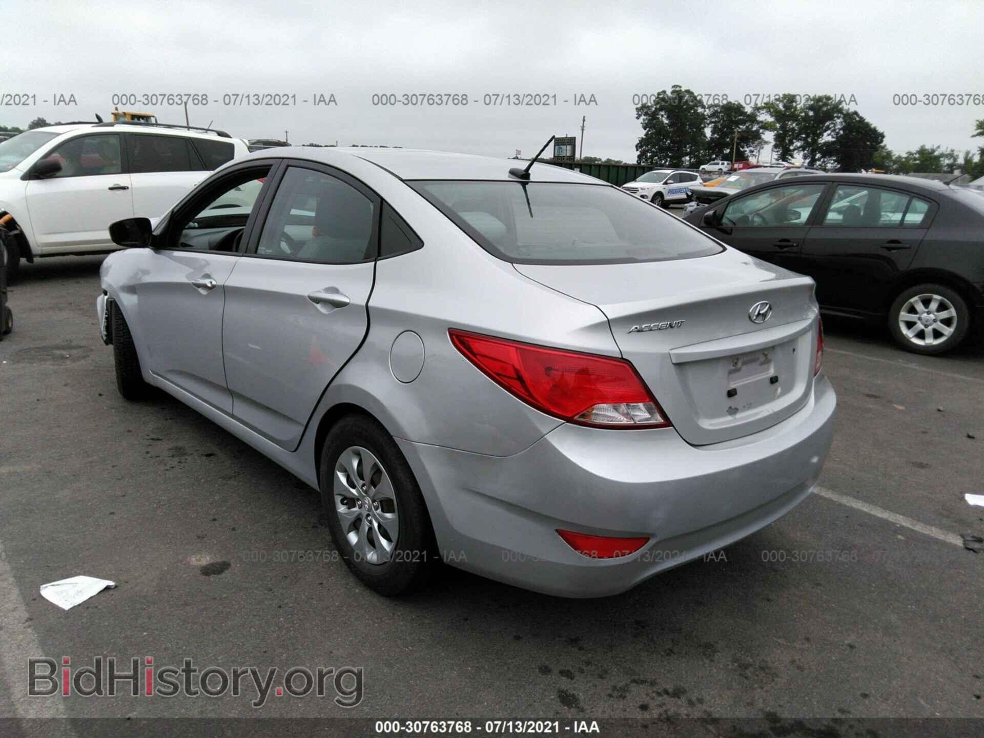 2016 HYUNDAI ACCENT - VIN: KMHCT4AE8GU955200 - Фото 3