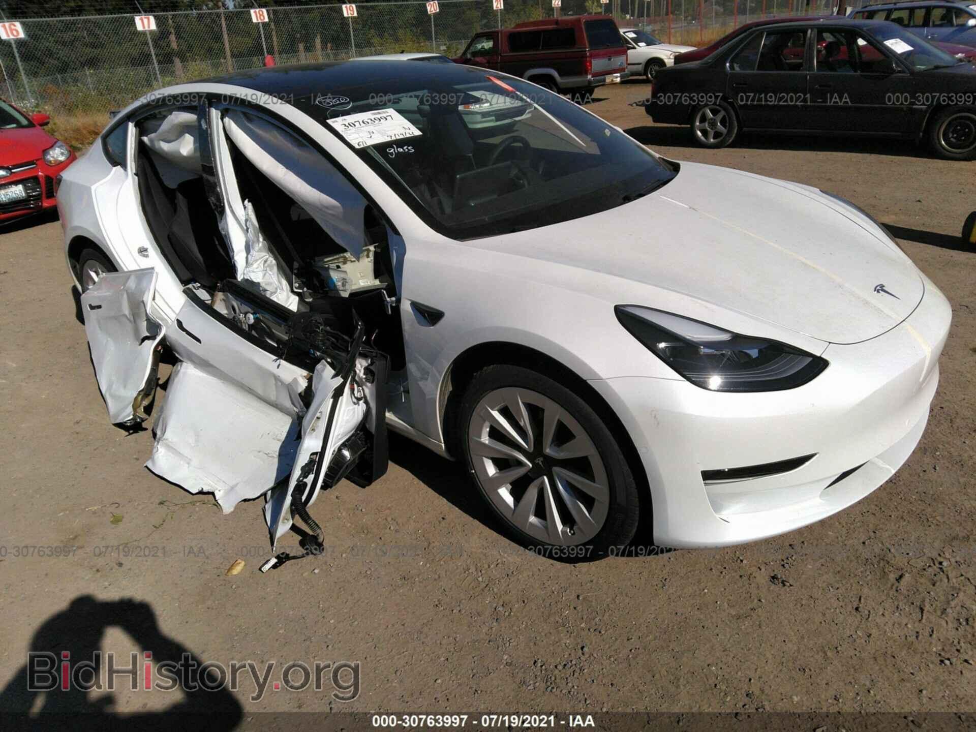 Photo 5YJ3E1EB3MF936751 - TESLA MODEL 3 2021