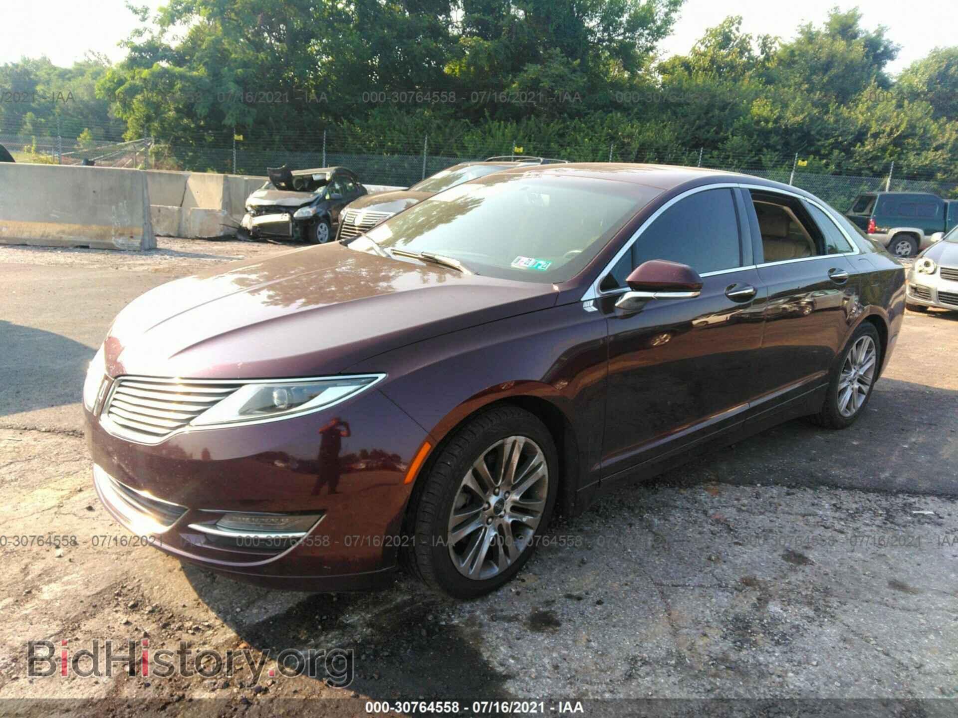 2013 LINCOLN MKZ - VIN: 3LN6L2G99DR823674 - Фото 2