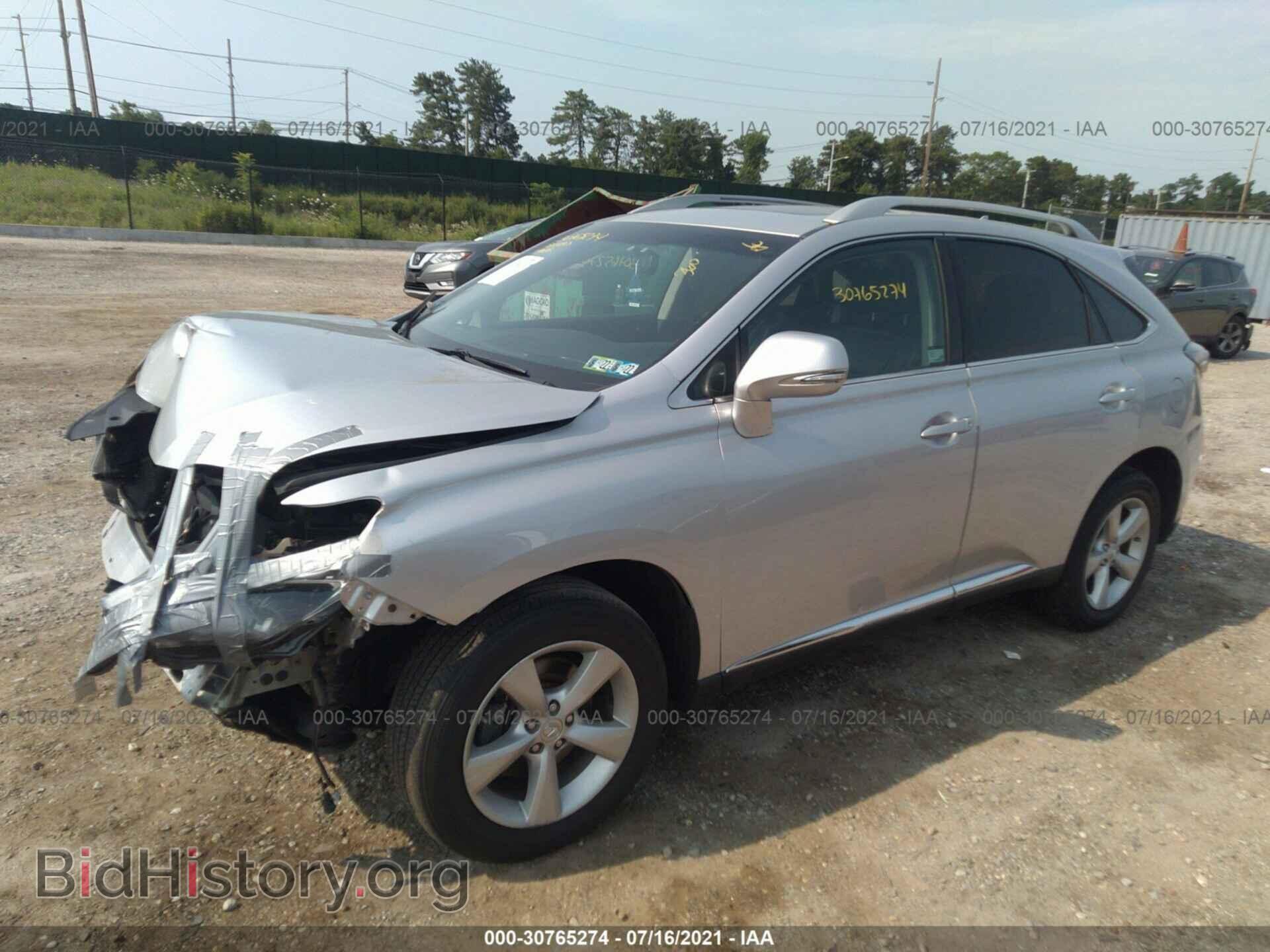 2013 LEXUS RX 350 - VIN: 2T2BK1BA0DC202262 - Фото 2