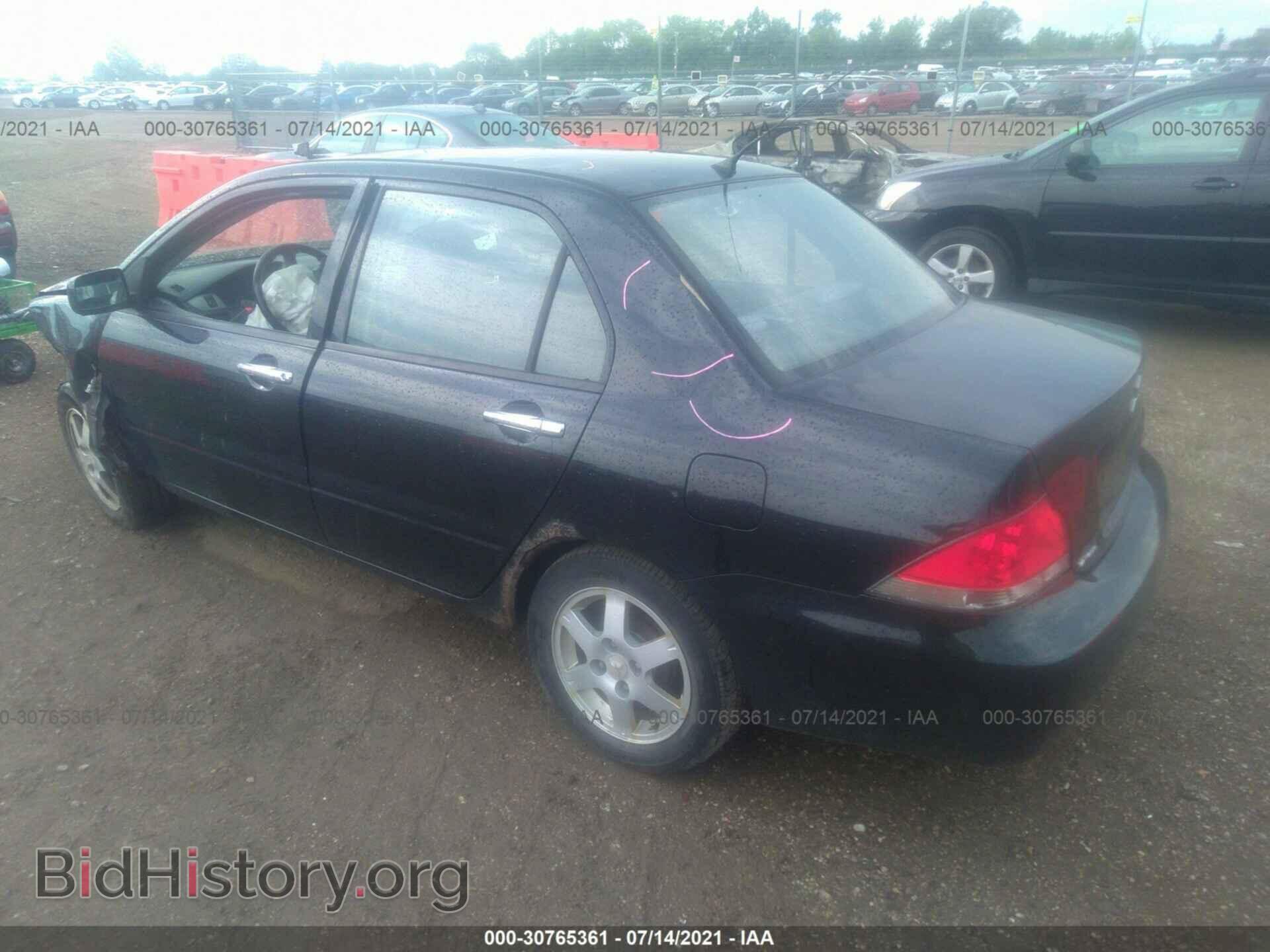 2006 MITSUBISHI LANCER - VIN: JA3AJ26E36U059446 - Фото 3