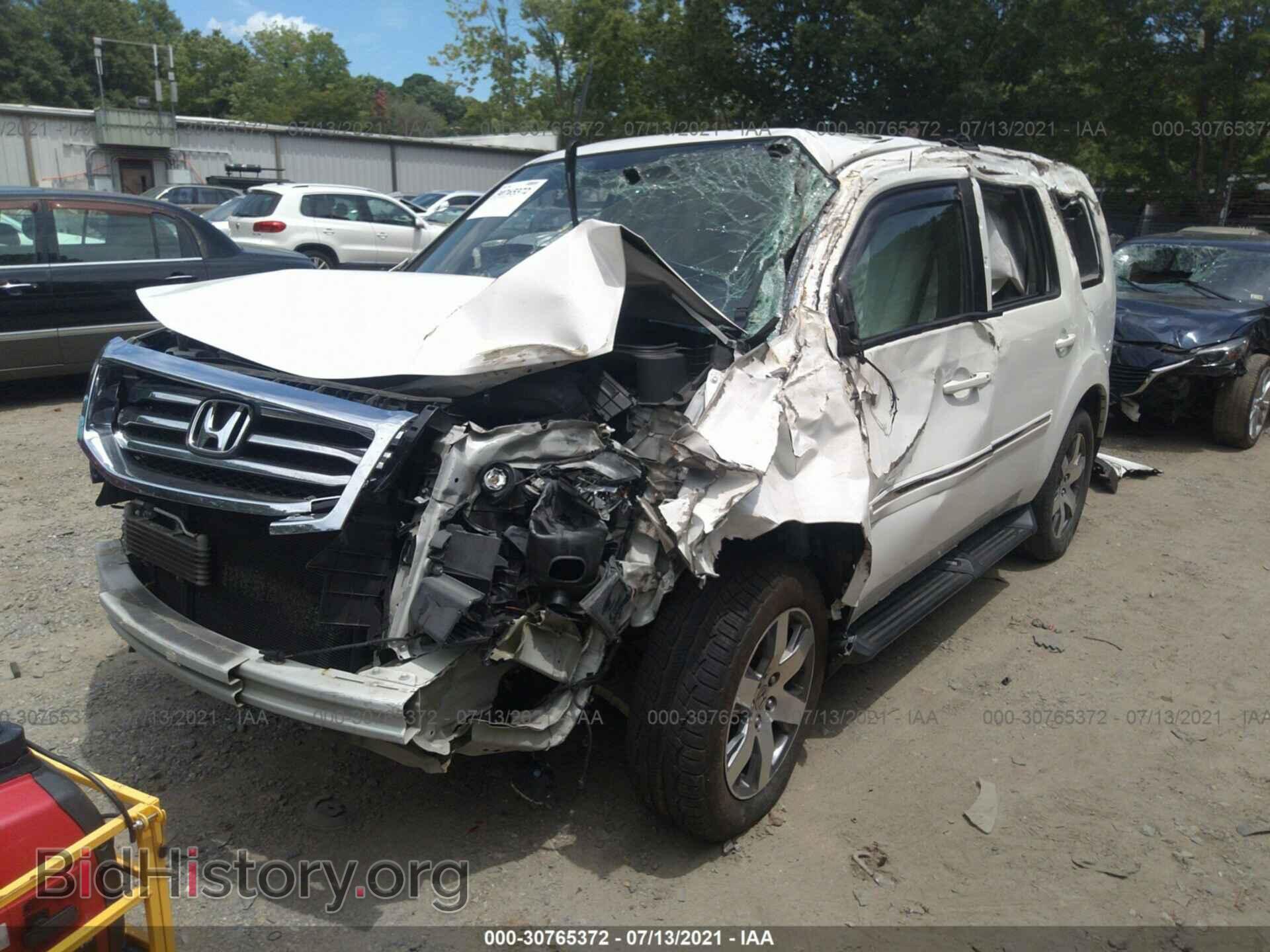 2013 HONDA PILOT - VIN: 5FNYF4H90DB031767 - Фото 2