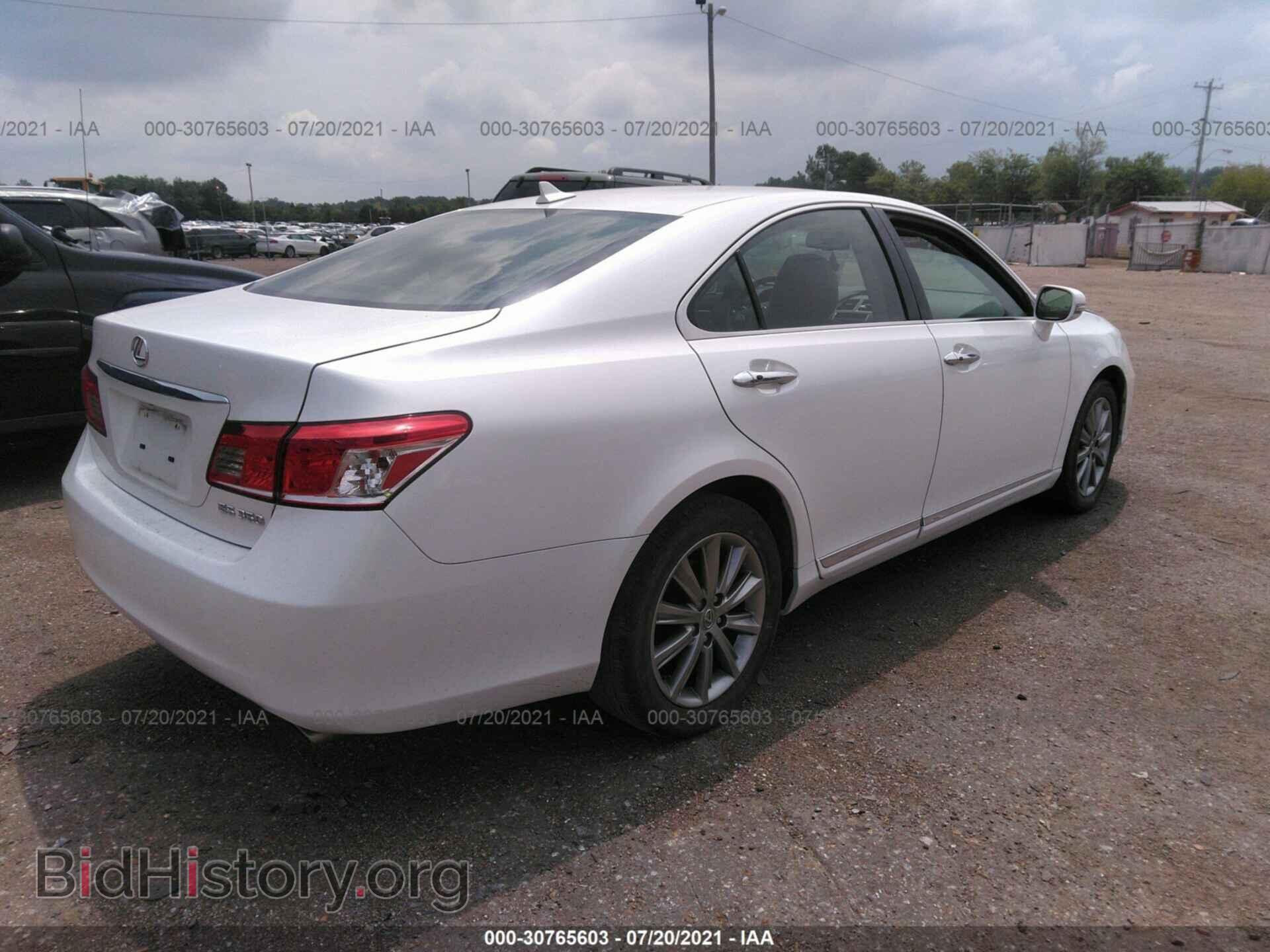 2012 LEXUS ES 350 - VIN: JTHBK1EG4C2486480 - Фото 4