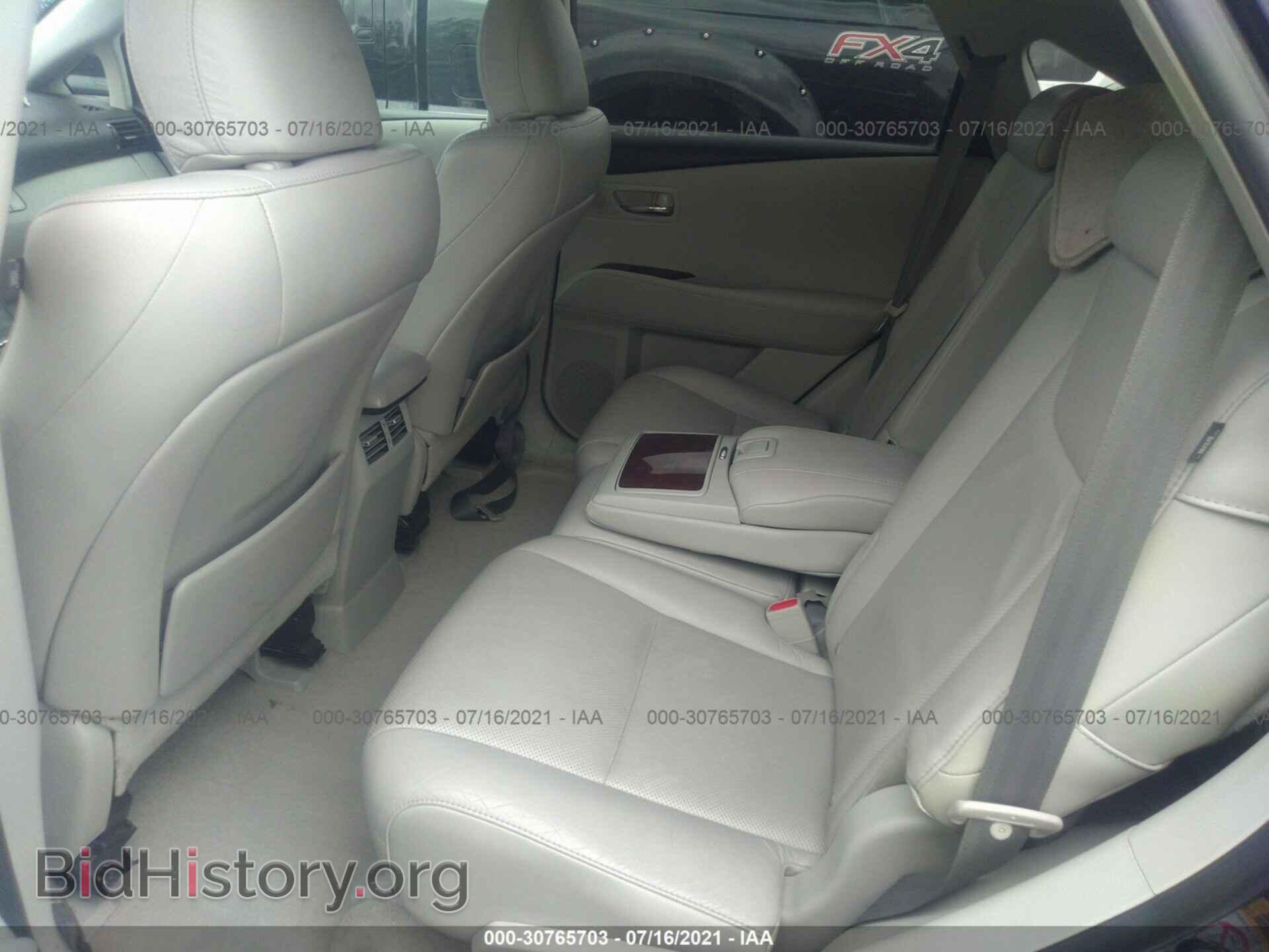 2010 LEXUS RX 350 - VIN: 2T2BK1BA7AC060584 - Фото 8