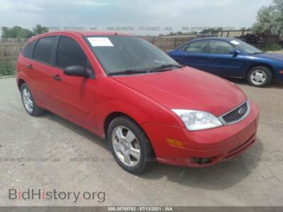 2006 Ford FOCUS SES, красный — VIN 1FAFP37N76W145878, IAAI