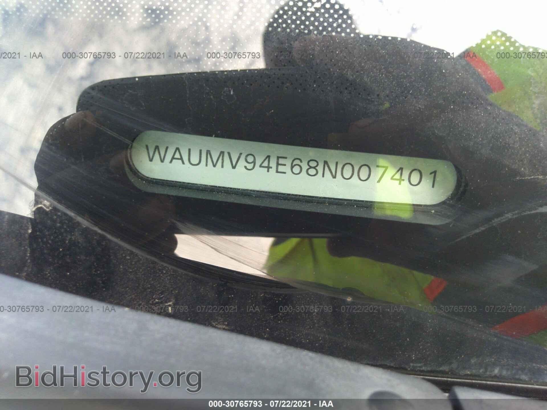 2008 AUDI A8 L - VIN: WAUMV94E68N007401 - Фото 9