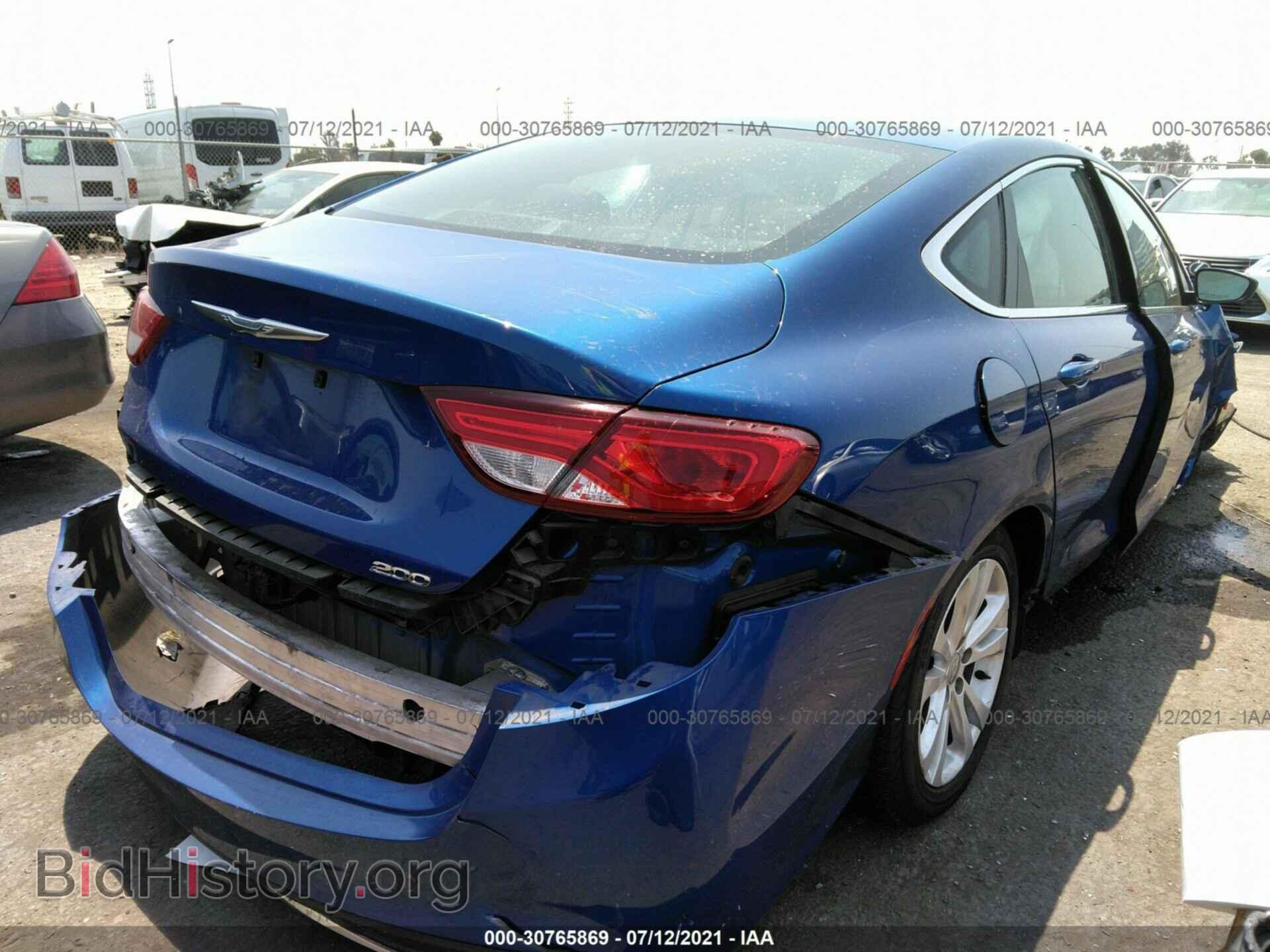 2015 CHRYSLER 200 - VIN: 1C3CCCAB1FN684627 - Фото 4
