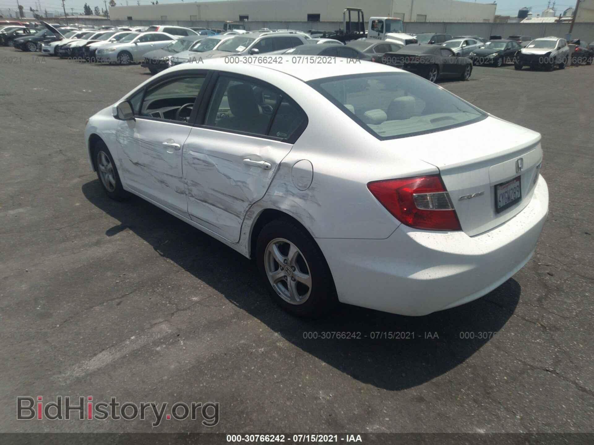 2012 HONDA CIVIC SDN - VIN: 19XFB5F57CE001078 - Фото 3