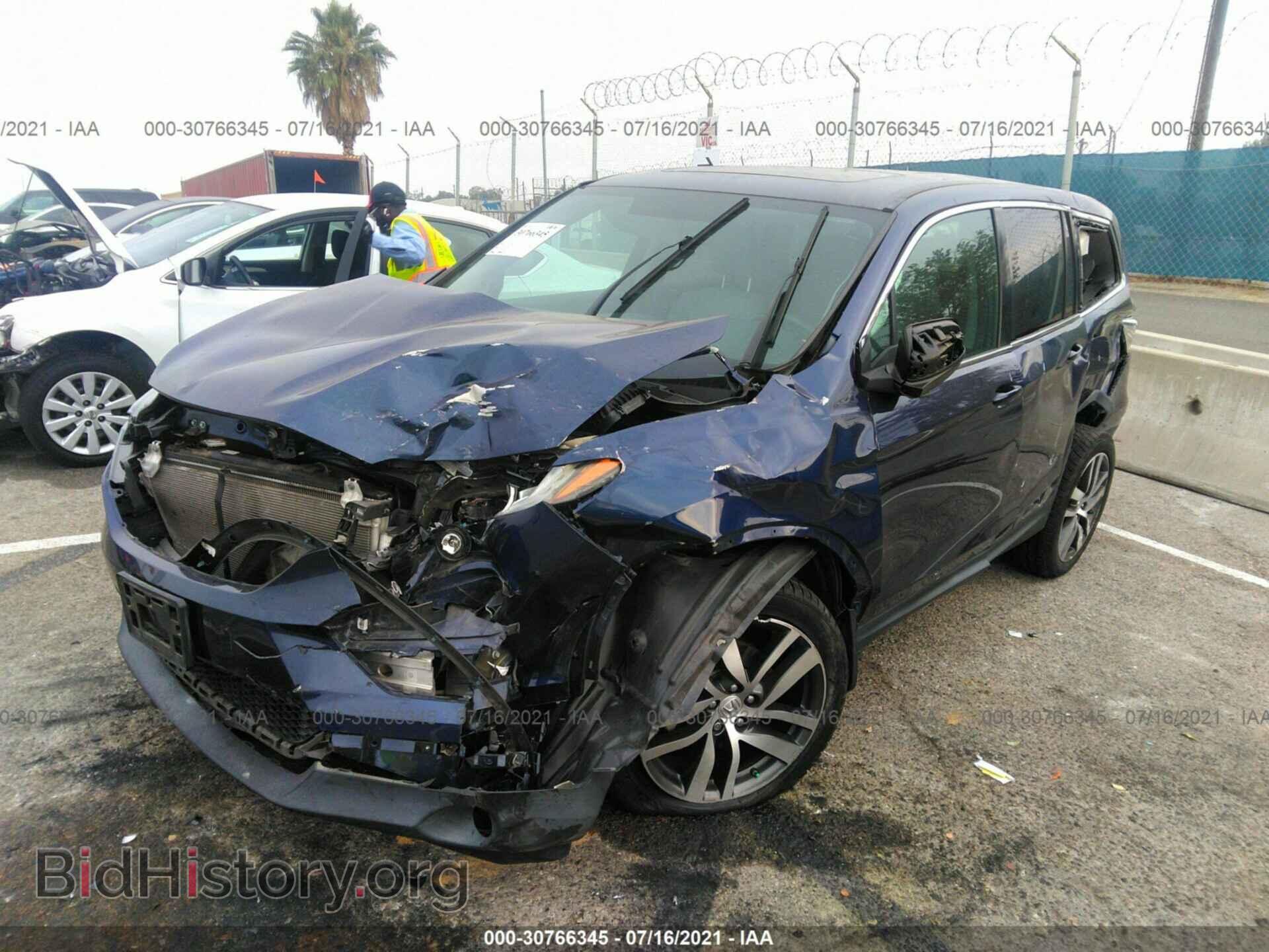 2016 HONDA PILOT - VIN: 5FNYF5H74GB030386 - Фото 2