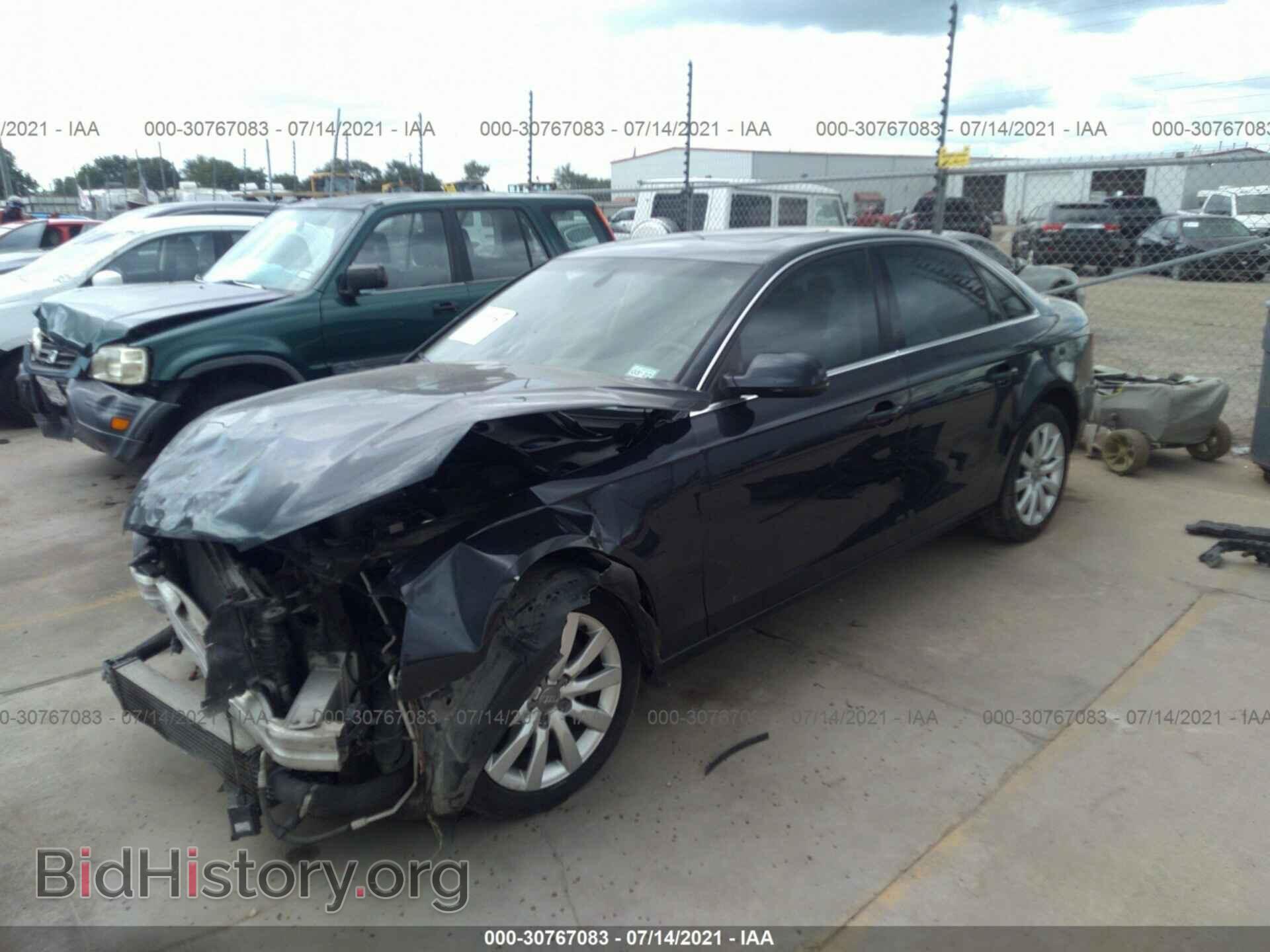 2013 AUDI A4 - VIN: WAUBFAFL3DN034910 - Photo 2