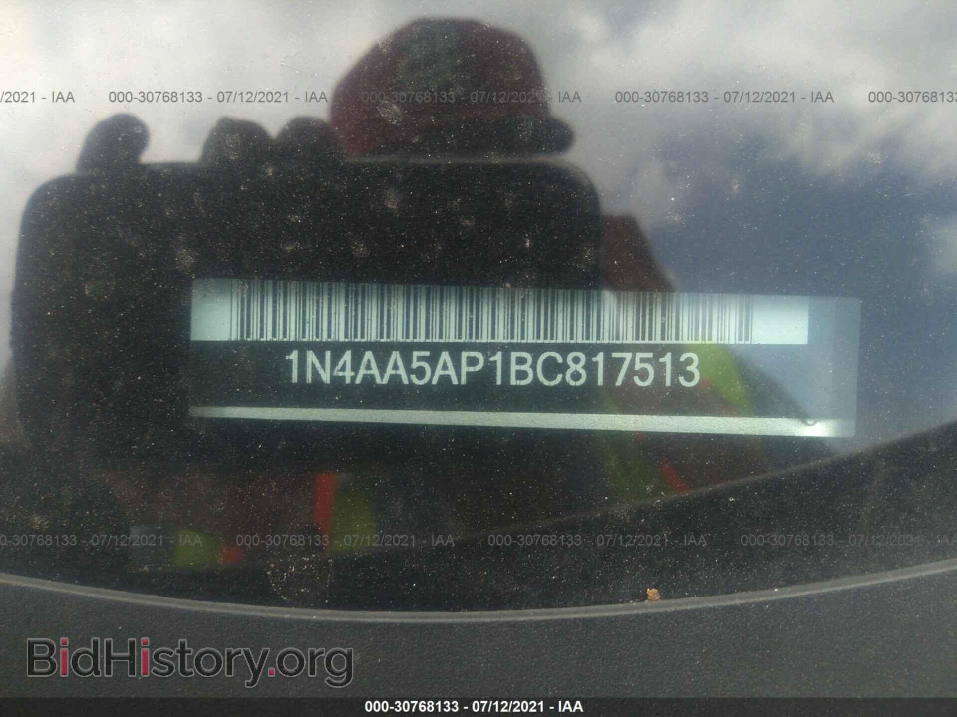 2011 NISSAN MAXIMA - VIN: 1N4AA5AP1BC817513 - Фото 9