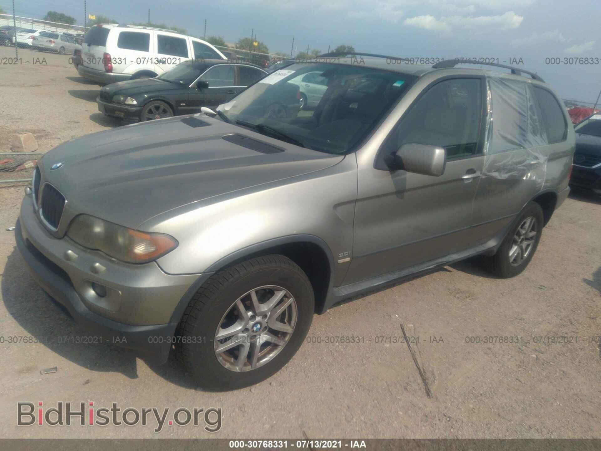 2006 BMW X5 - VIN: 5UXFA13536LY29638 - Фото 2