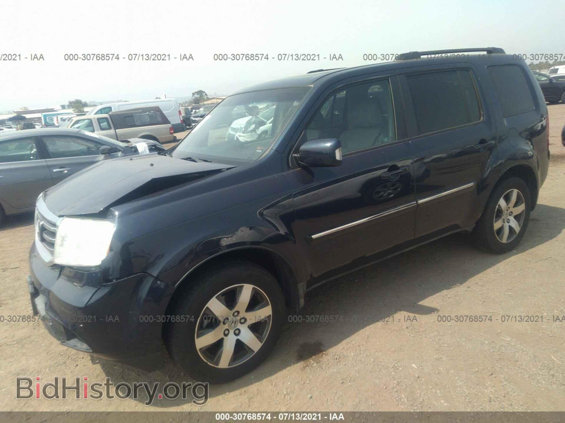 2012 HONDA PILOT - VIN: 5FNYF3H95CB011605 - Фото 2