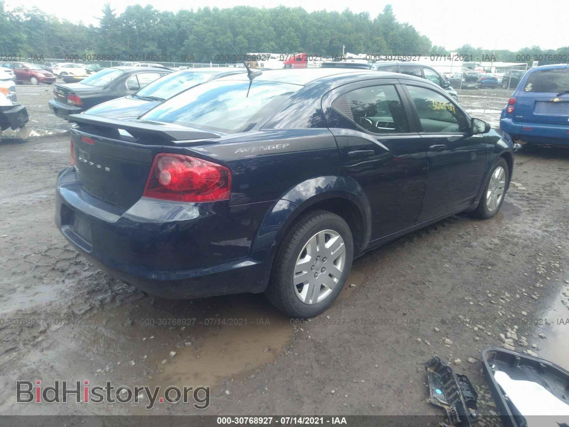 2013 DODGE AVENGER - VIN: 1C3CDZAB5DN588156 - Фото 4