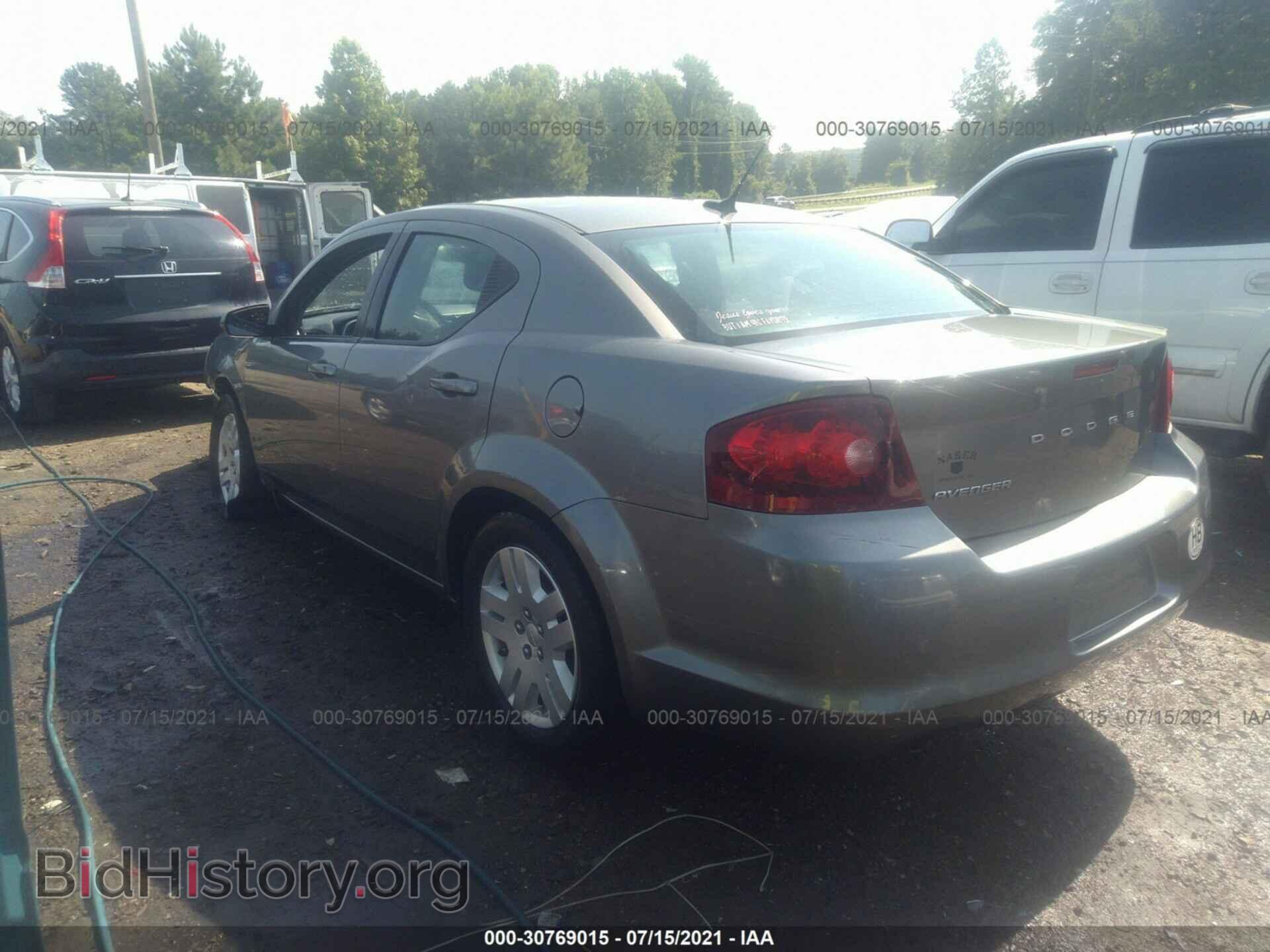 2013 DODGE AVENGER - VIN: 1C3CDZAG8DN770204 - Фото 3