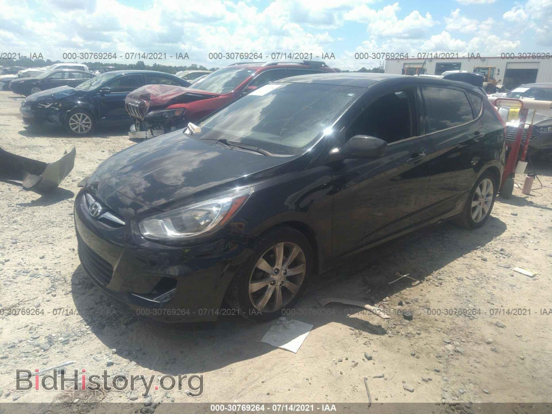 2012 HYUNDAI ACCENT - VIN: KMHCU5AE1CU018010 - Фото 2