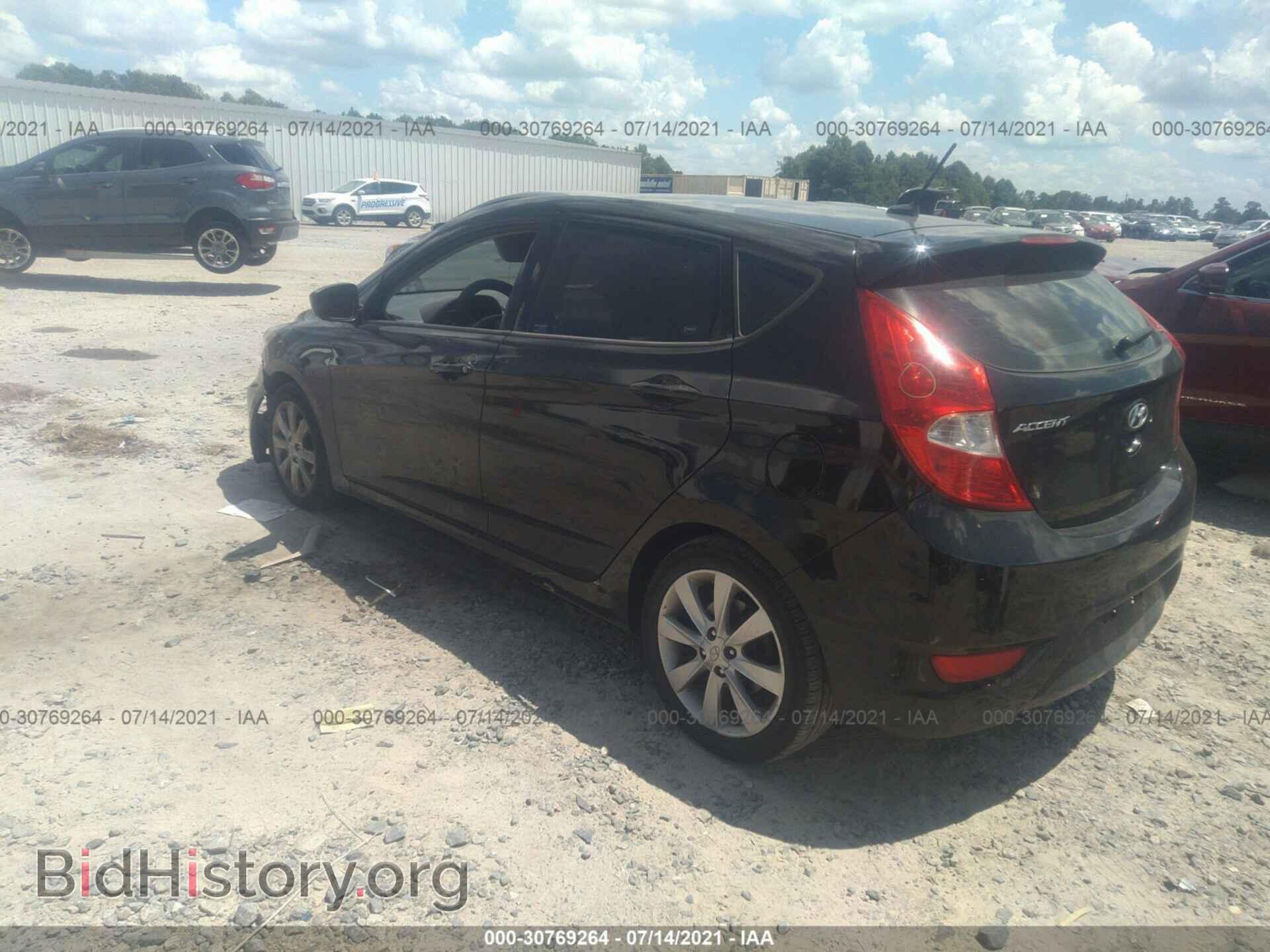 2012 HYUNDAI ACCENT - VIN: KMHCU5AE1CU018010 - Фото 3