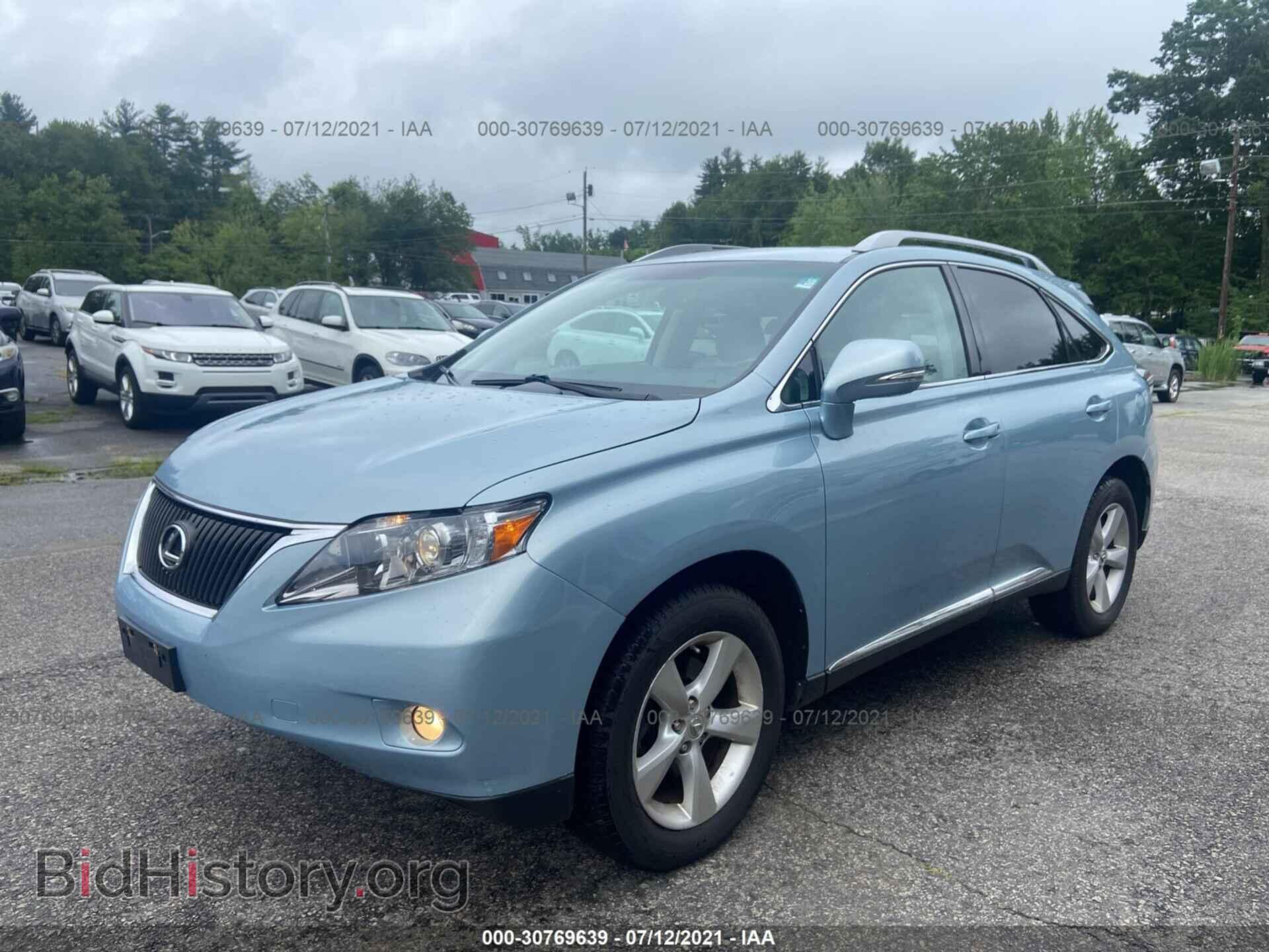 2010 LEXUS RX 350 - VIN: 2T2BK1BA6AC048829 - Фото 2