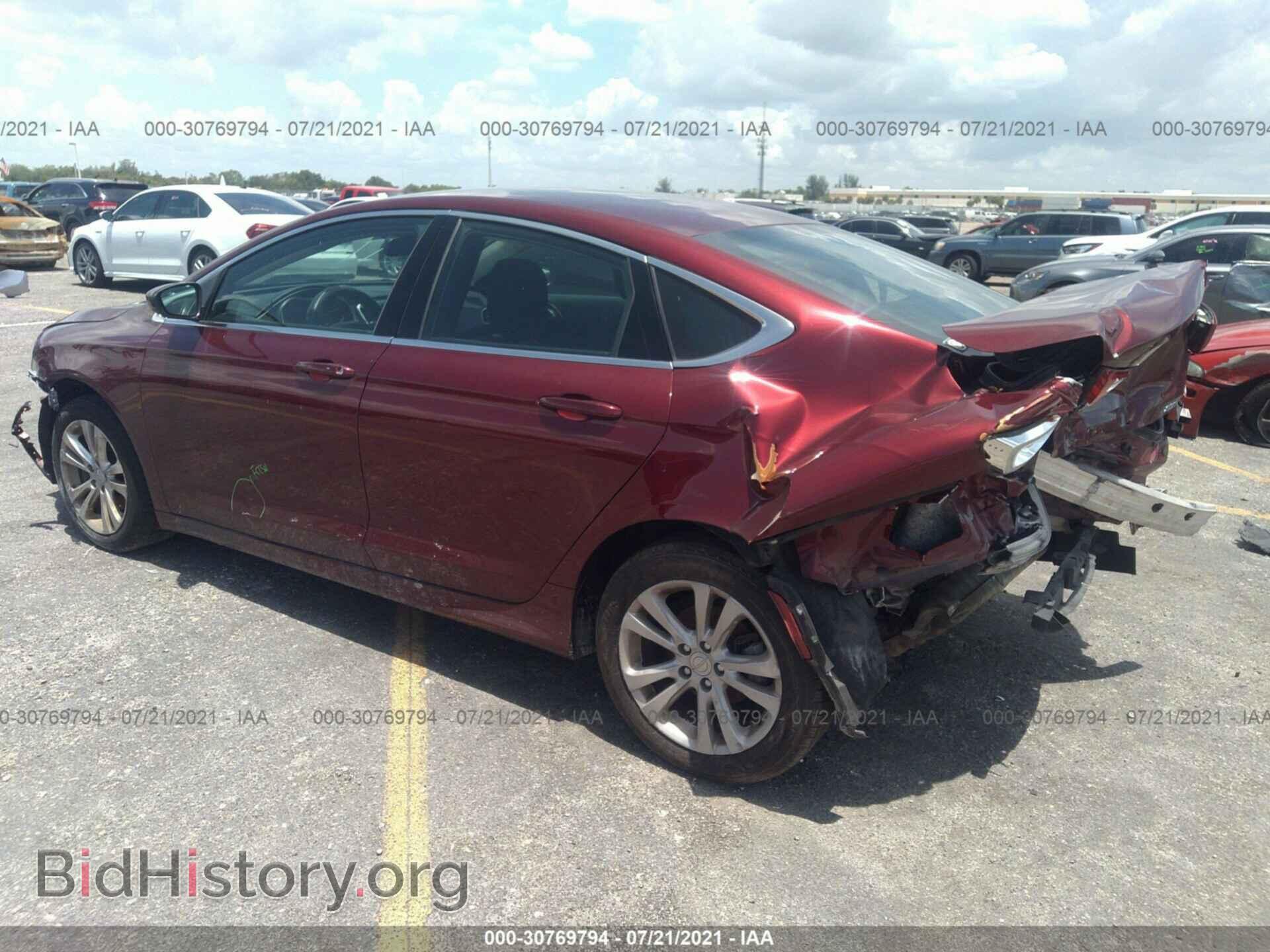 2016 CHRYSLER 200 - VIN: 1C3CCCAB1GN171203 - Фото 3