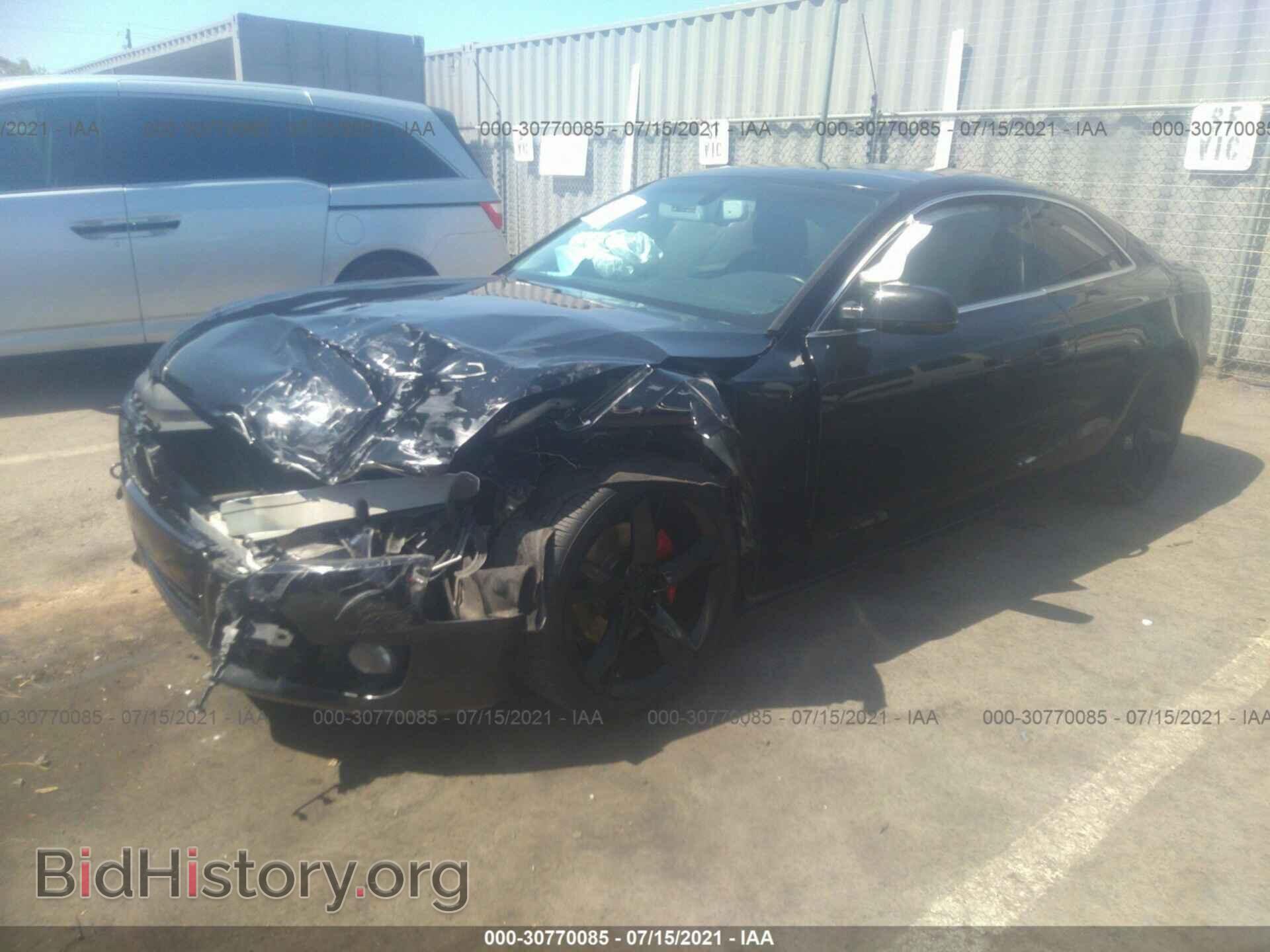 2012 AUDI A5 - VIN: WAULFAFRXCA002938 - Фото 2