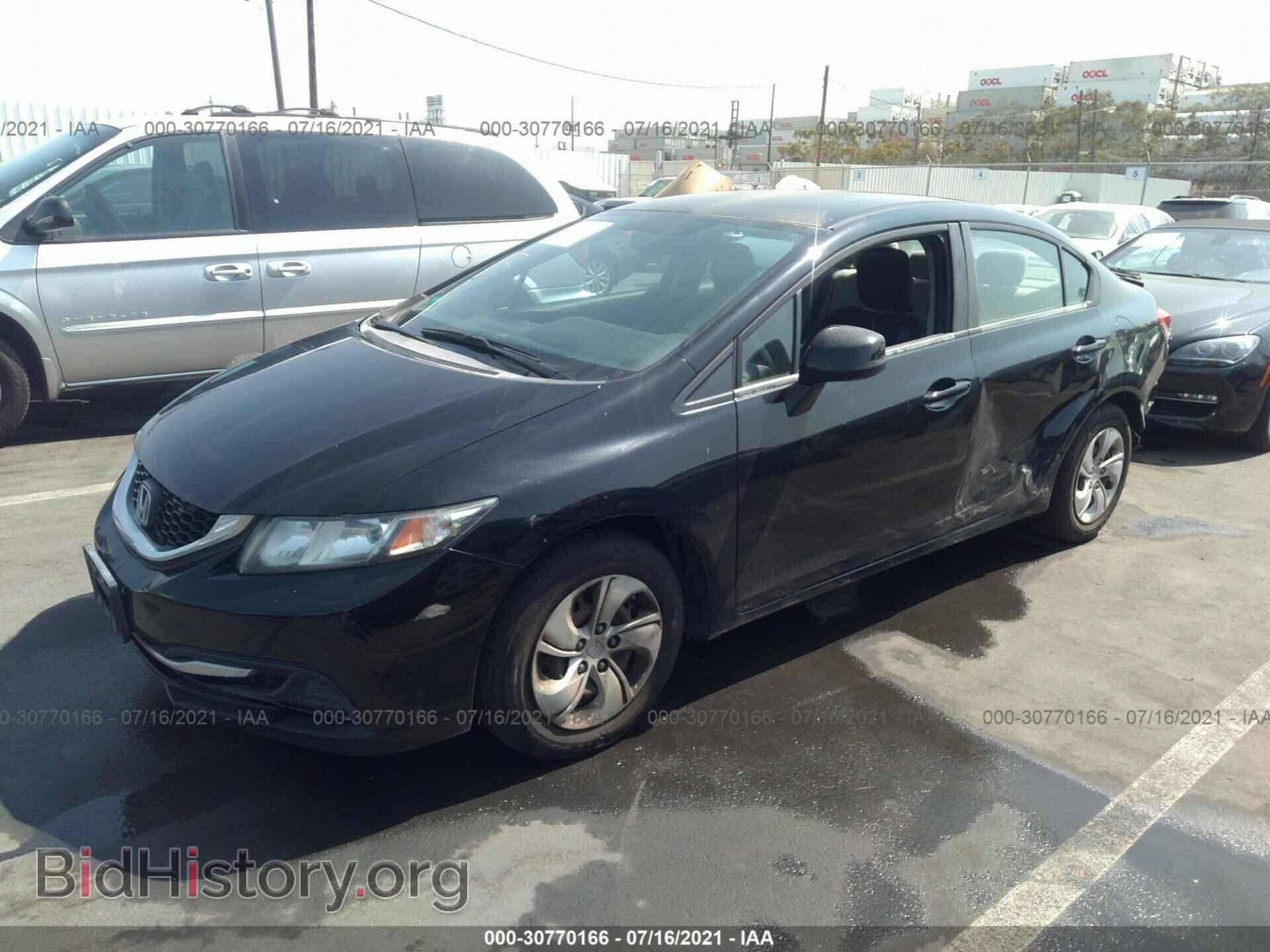 2013 HONDA CIVIC SDN - VIN: 19XFB2F5XDE222996 - Фото 2