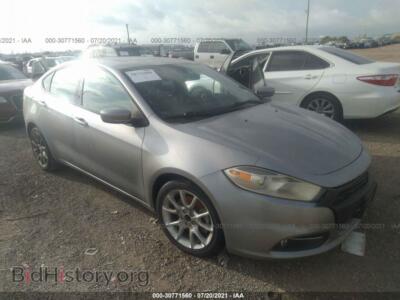 2015 Dodge DART SXT, silver — VIN 1C3CDFBB5FD132003, IAAI