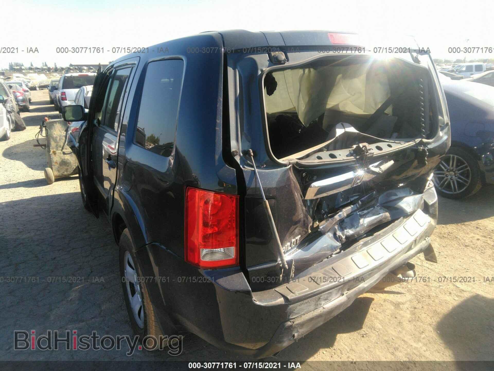 2010 HONDA PILOT - VIN: 5FNYF3H29AB009520 - Фото 3
