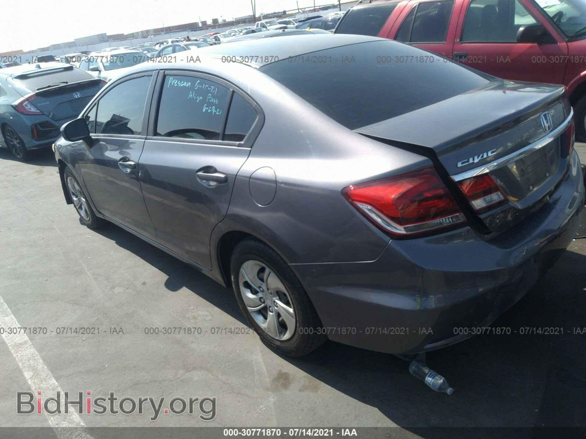 2014 HONDA CIVIC SEDAN - VIN: 19XFB2F5XEE222000 - Фото 3