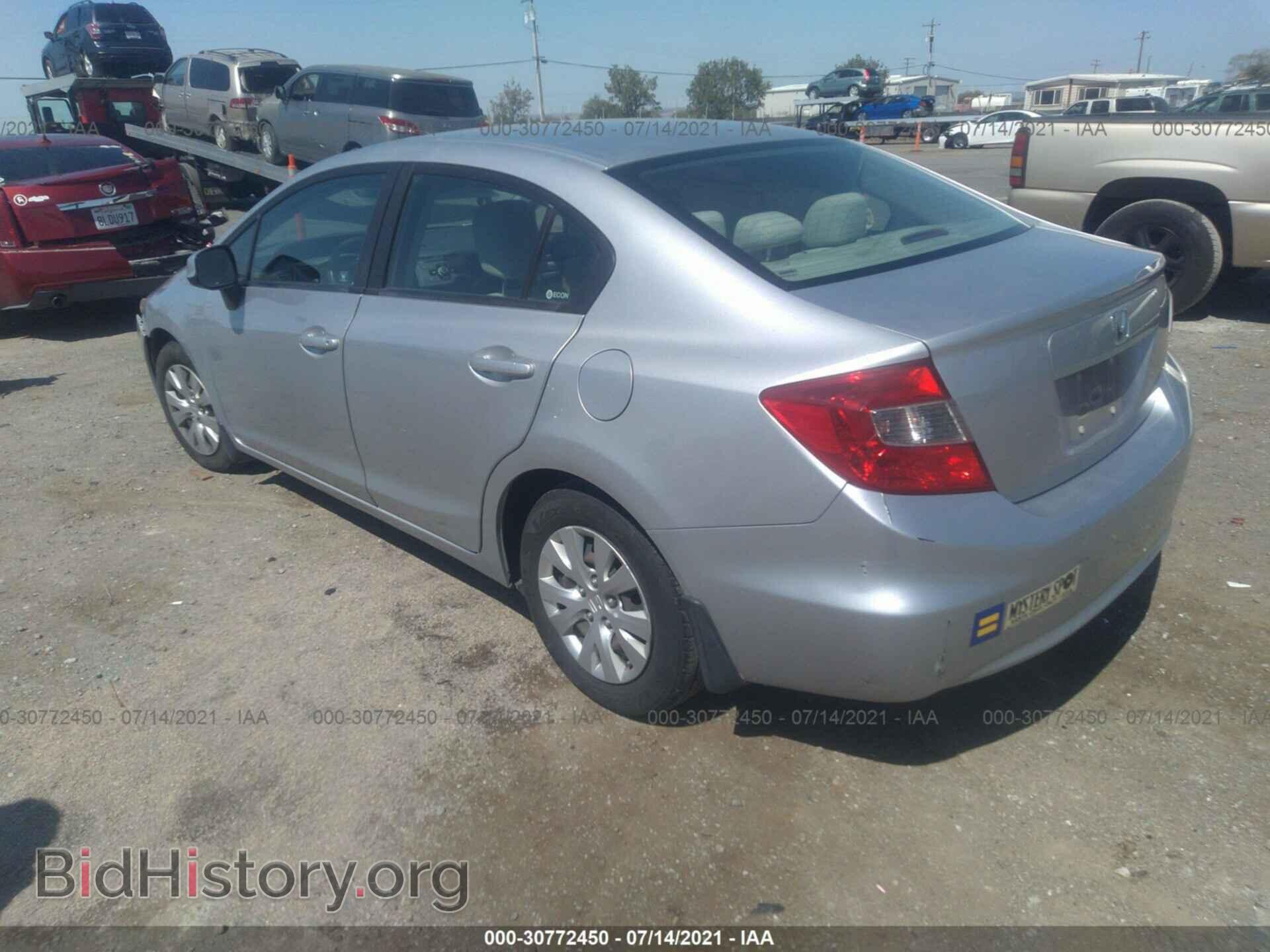 2012 HONDA CIVIC SDN - VIN: 19XFB2F52CE072736 - Фото 3
