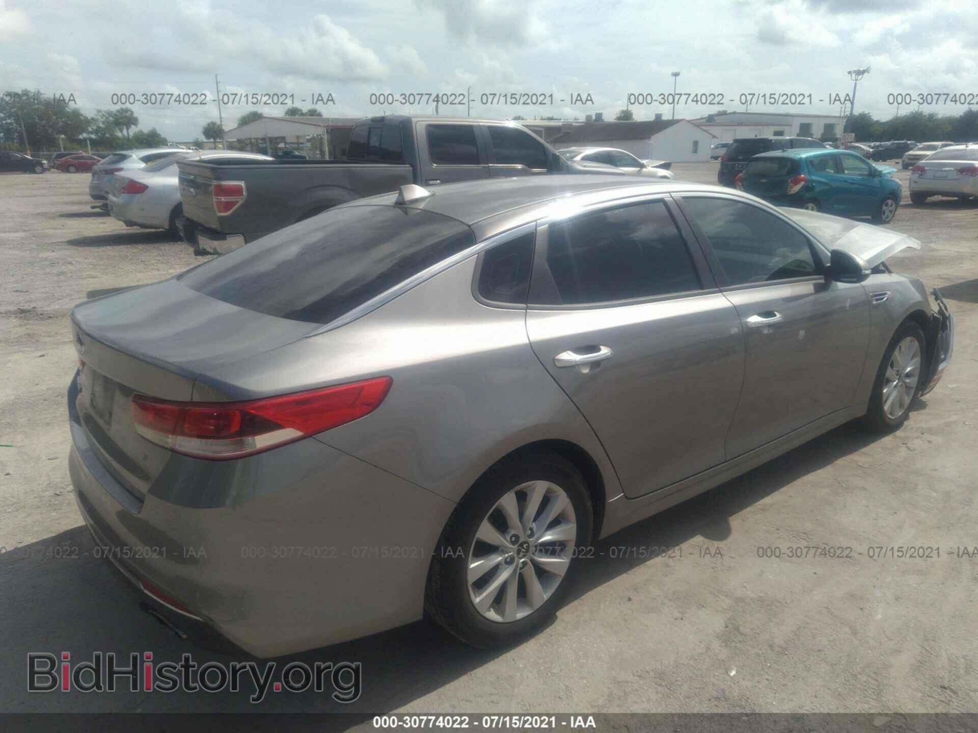 2016 KIA OPTIMA - VIN: 5XXGT4L30GG083473 - Фото 4