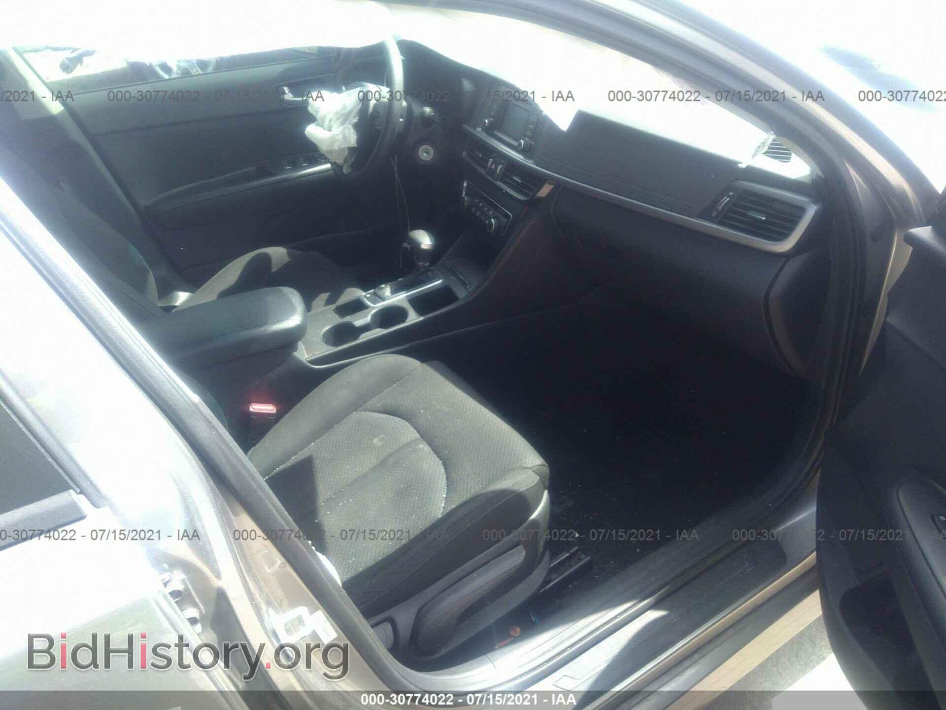 2016 KIA OPTIMA - VIN: 5XXGT4L30GG083473 - Фото 5