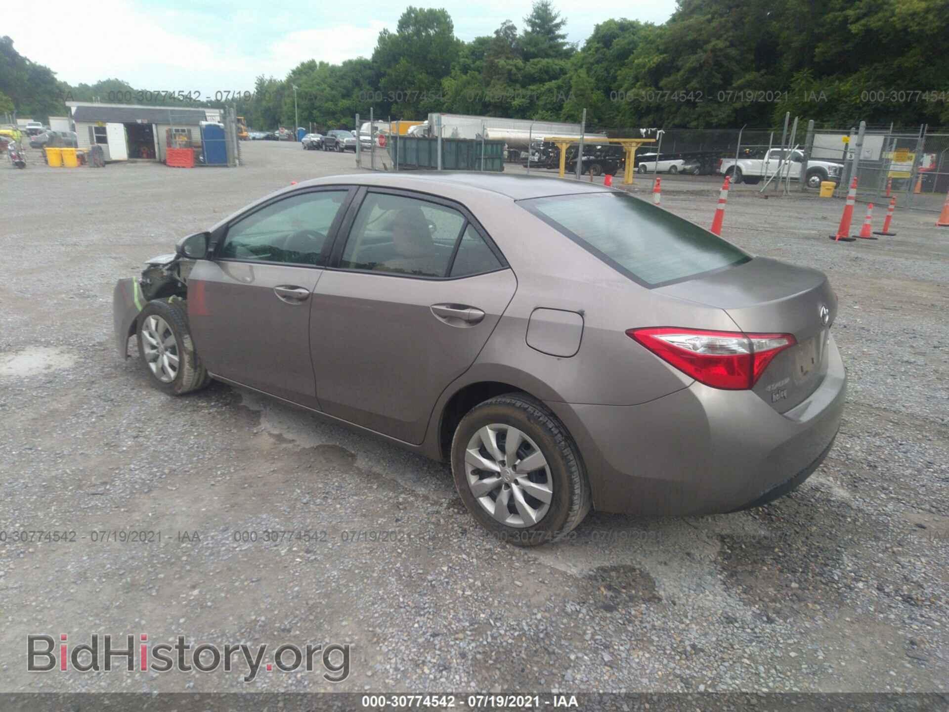 2014 TOYOTA COROLLA - VIN: 2T1BURHE5EC117698 - Photo 3
