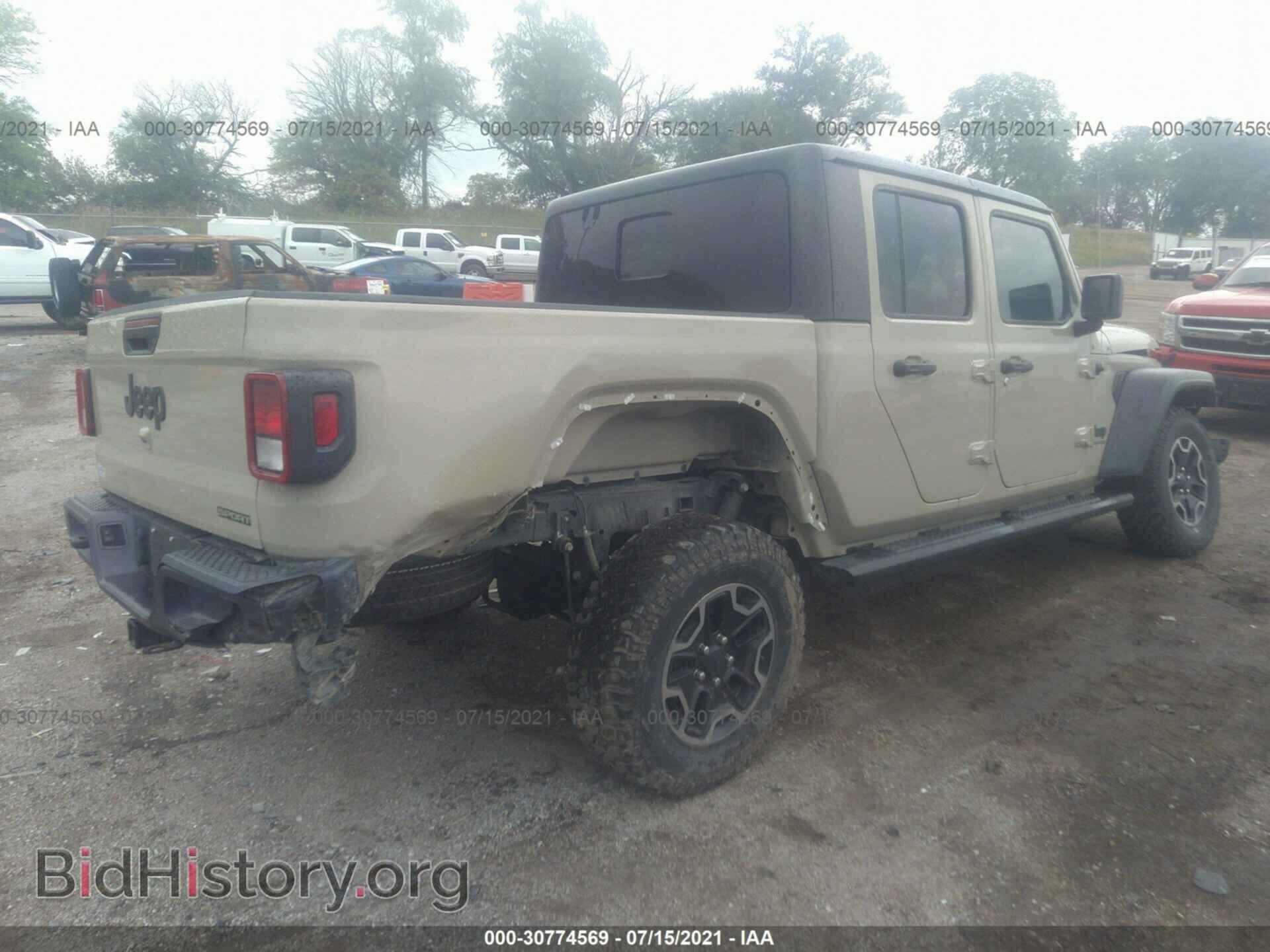 2020 JEEP GLADIATOR - VIN: 1C6HJTAG8LL164717 - Фото 4