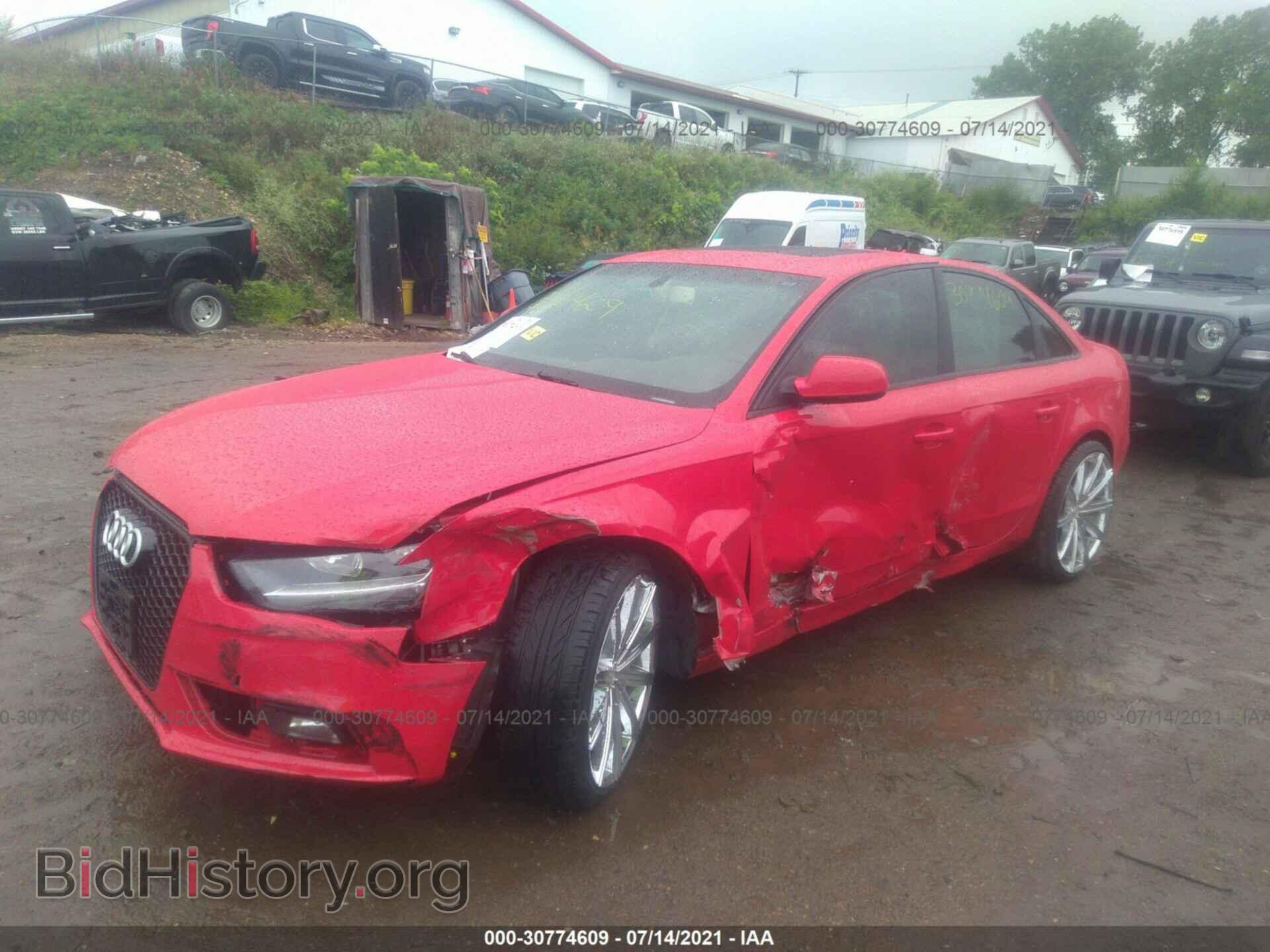 2013 AUDI A4 - VIN: WAUBFAFL6DN016241 - Photo 2