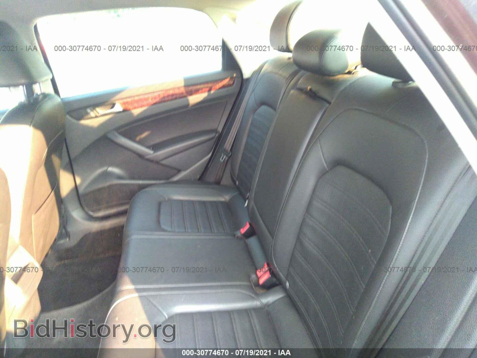 2012 VOLKSWAGEN PASSAT - VIN: 1VWCH7A38CC070868 - Фото 8