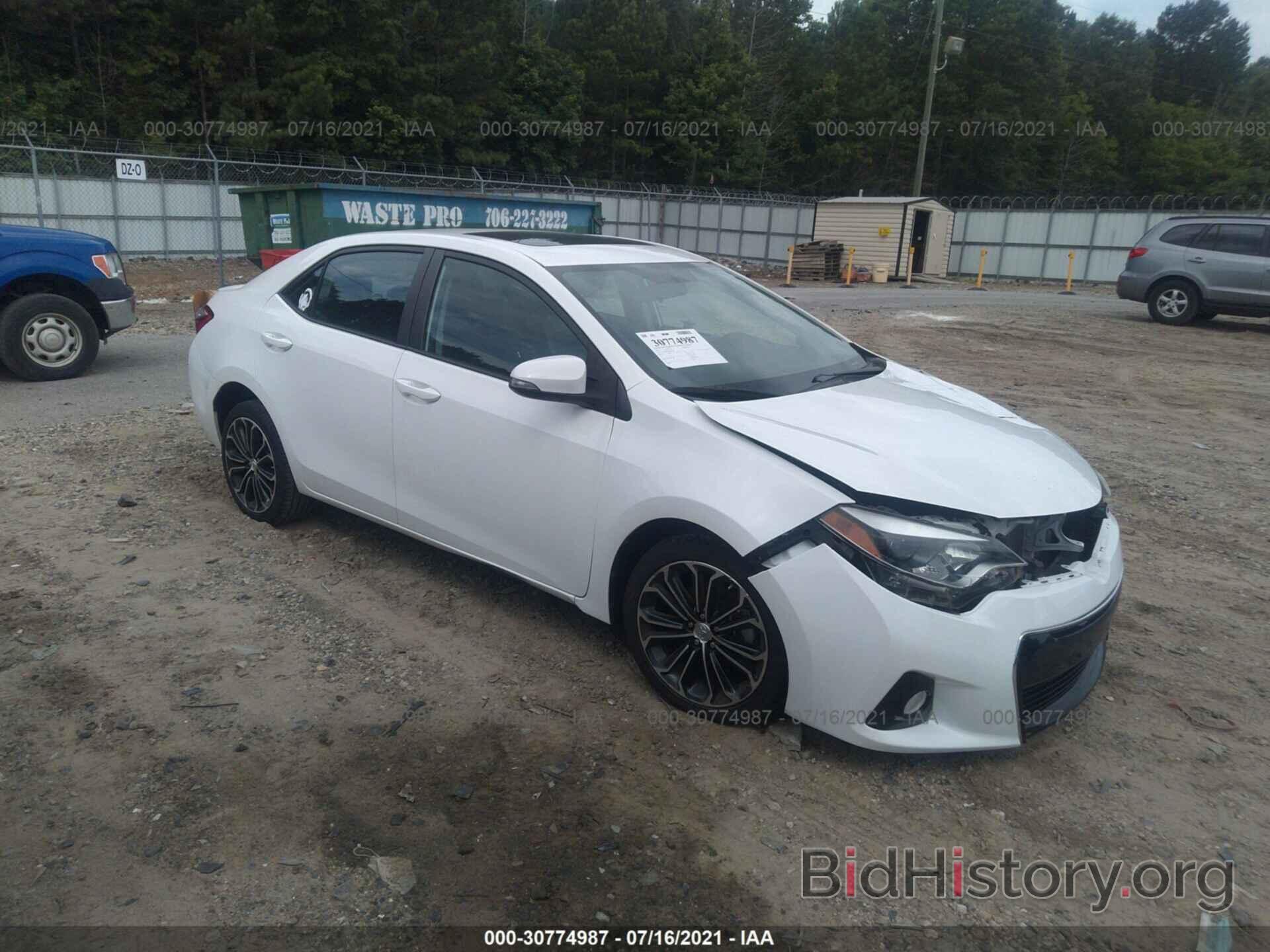 Photo 2T1BURHE3GC648336 - TOYOTA COROLLA 2016