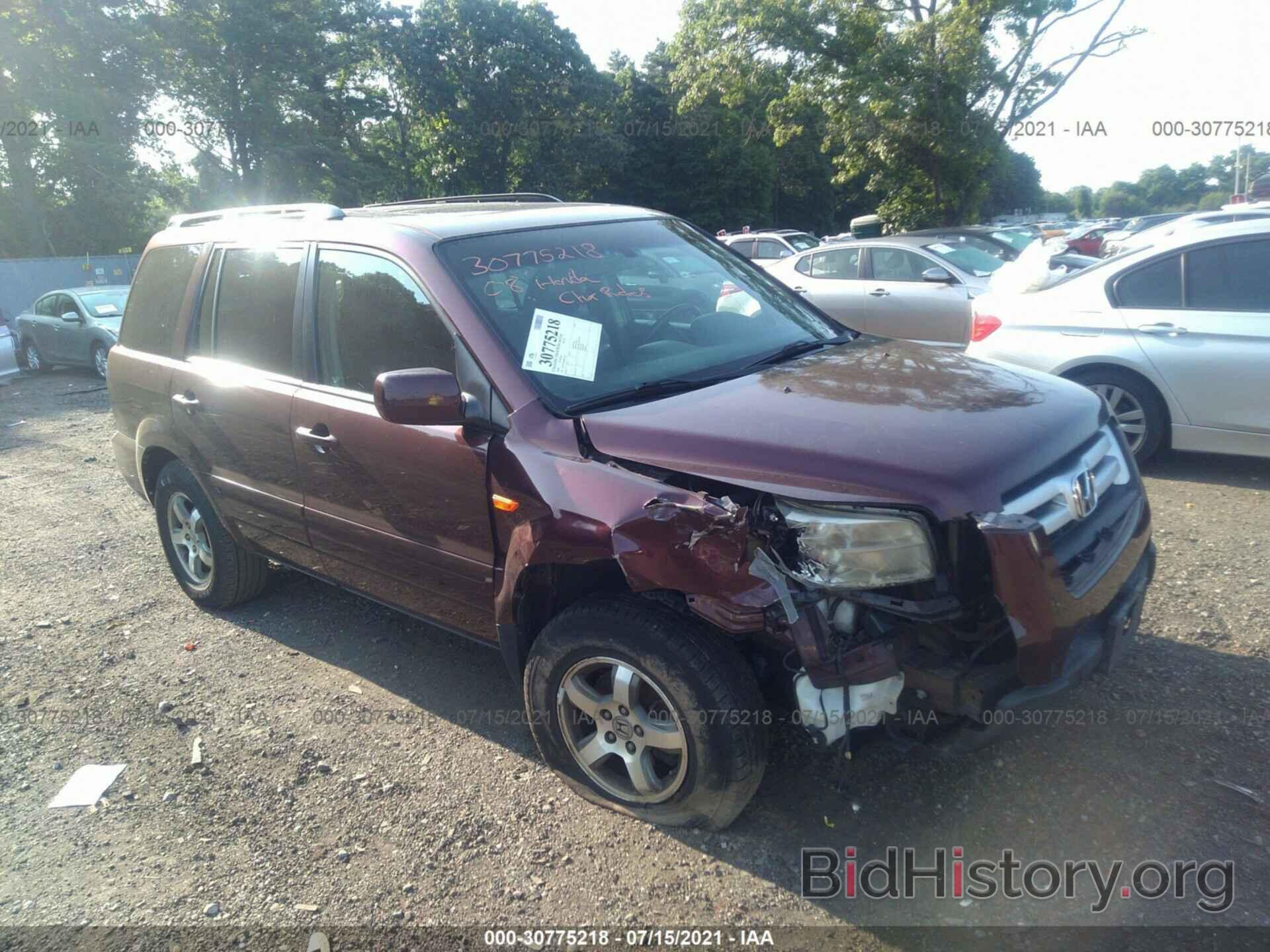 Photo 5FNYF186X8B011164 - HONDA PILOT 2008