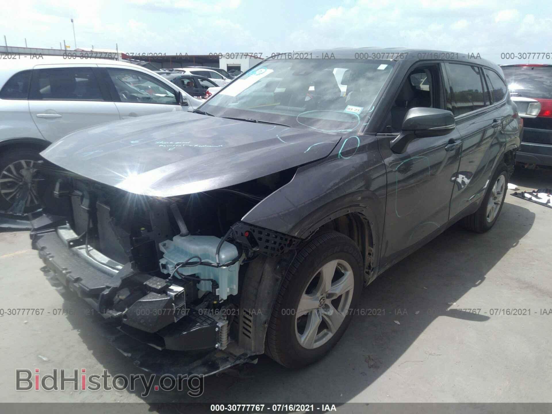 2021 TOYOTA HIGHLANDER - VIN: 5TDCZRAH8MS524446 - Photo 2