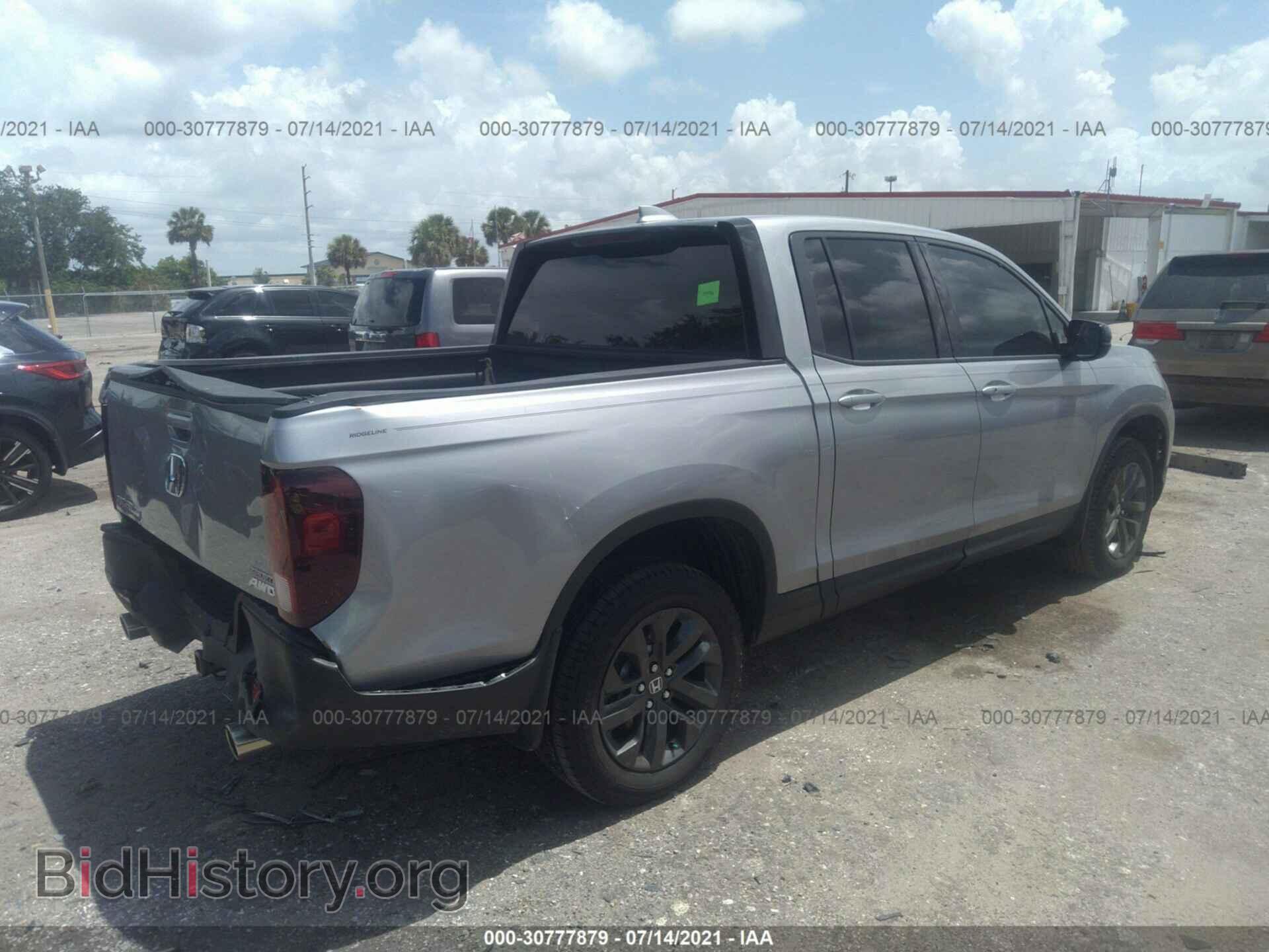 2021 HONDA RIDGELINE - VIN: 5FPYK3F19MB014363 - Фото 4
